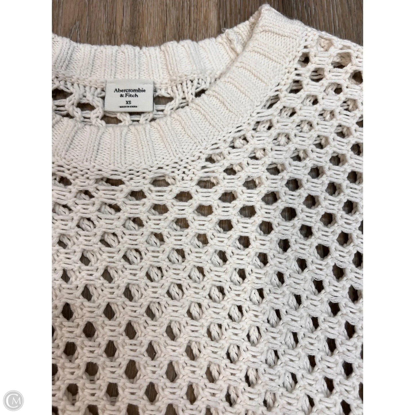 Sweater By Abercrombie And Fitch In White, Size: Xs
