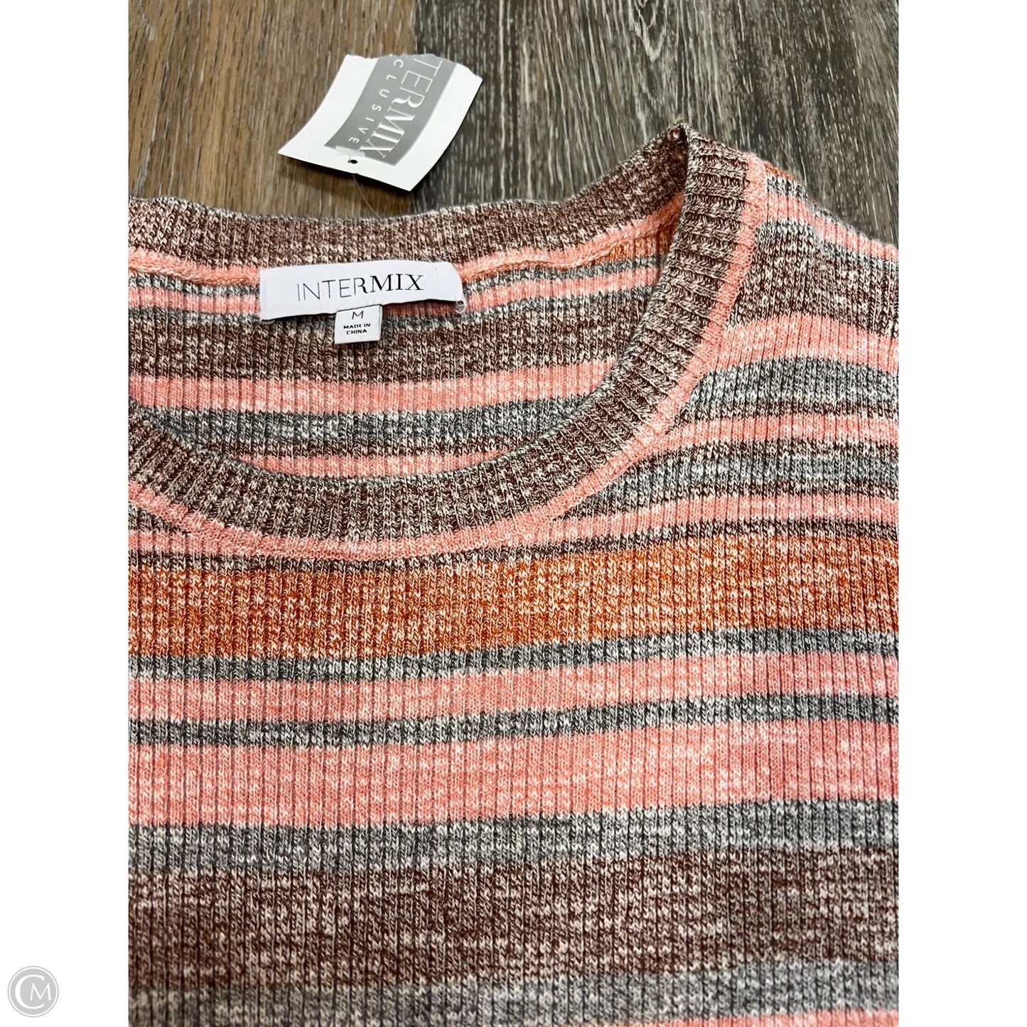 -Dress Sweater By Intermix In Multi-colored, Size: M