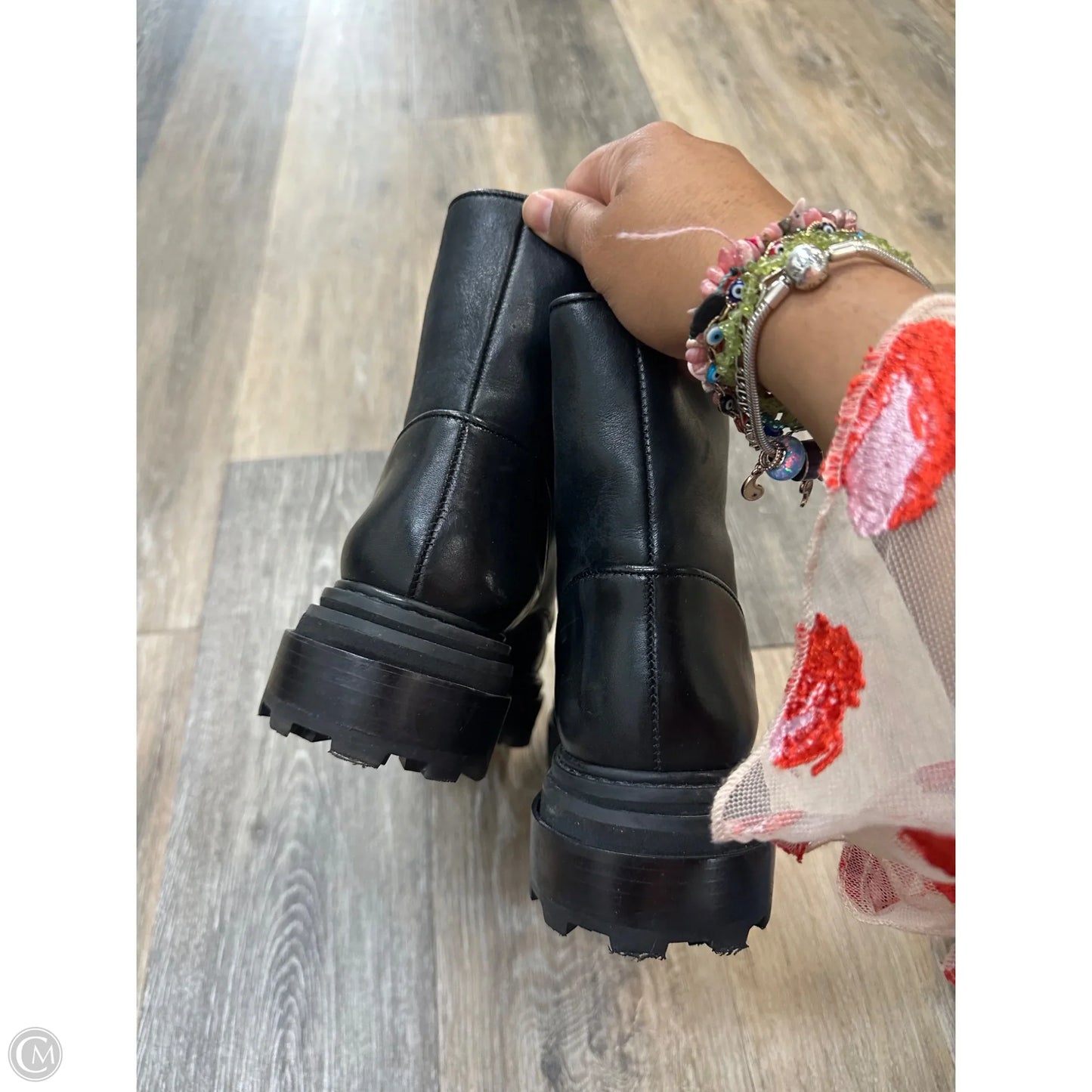 Boots Combat By Schutz In Black, Size: 8