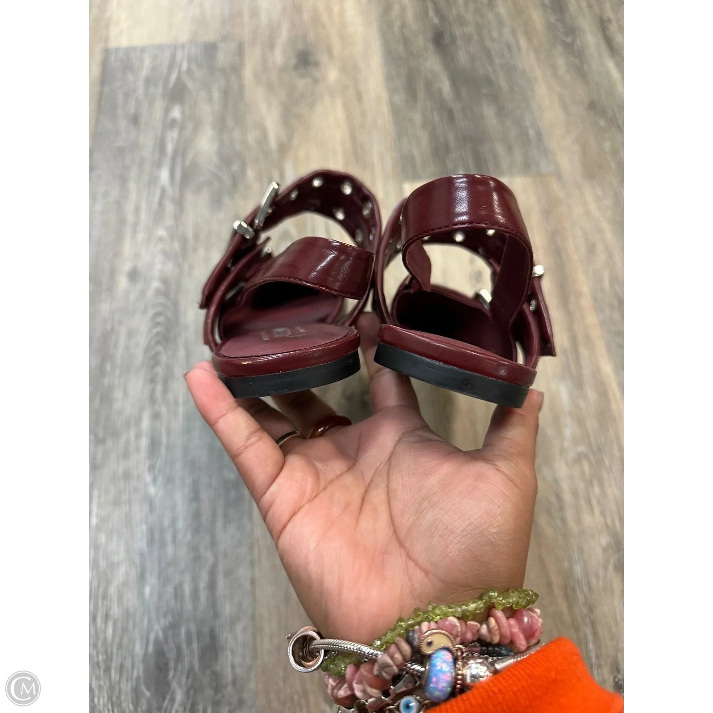 Shoes Flats By Jeffery Campbell In Maroon, Size: 9