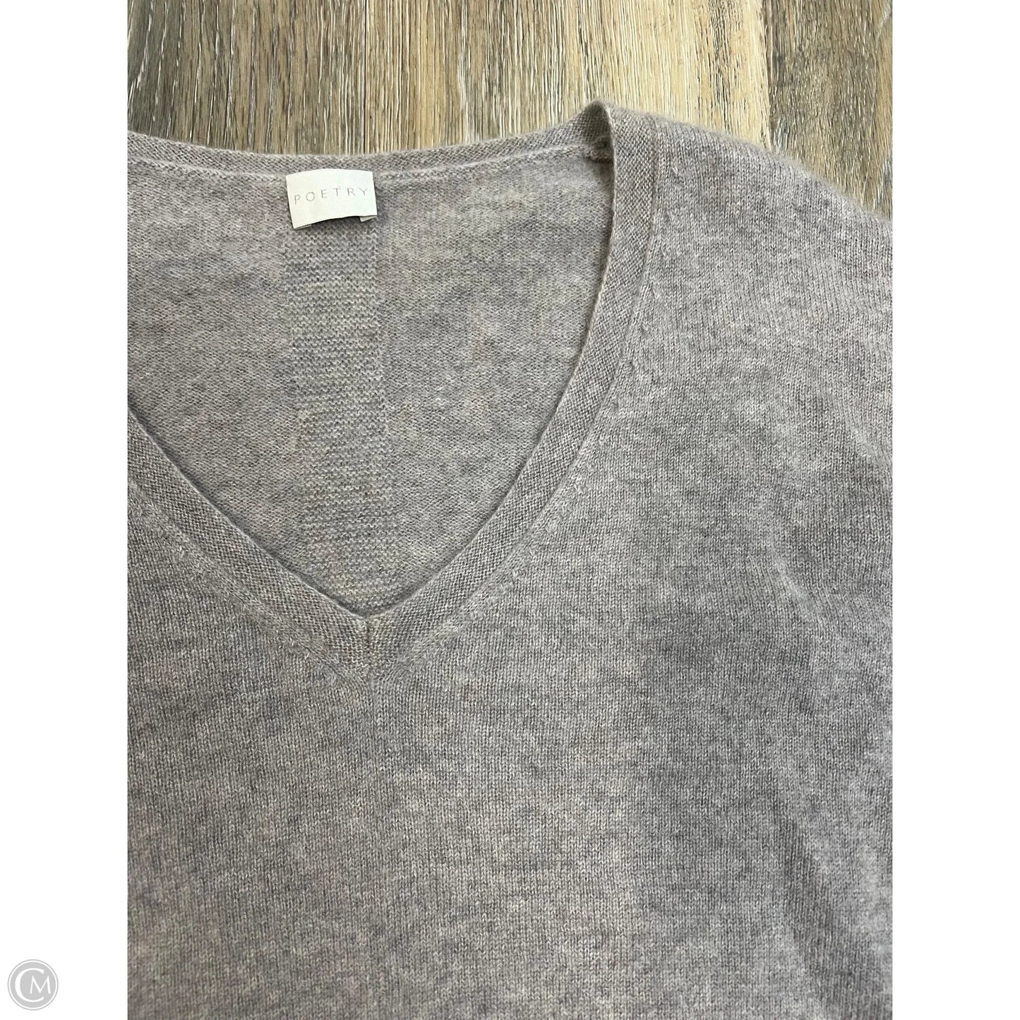 Sweater Cashmere By Poetry In Grey, Size: 6