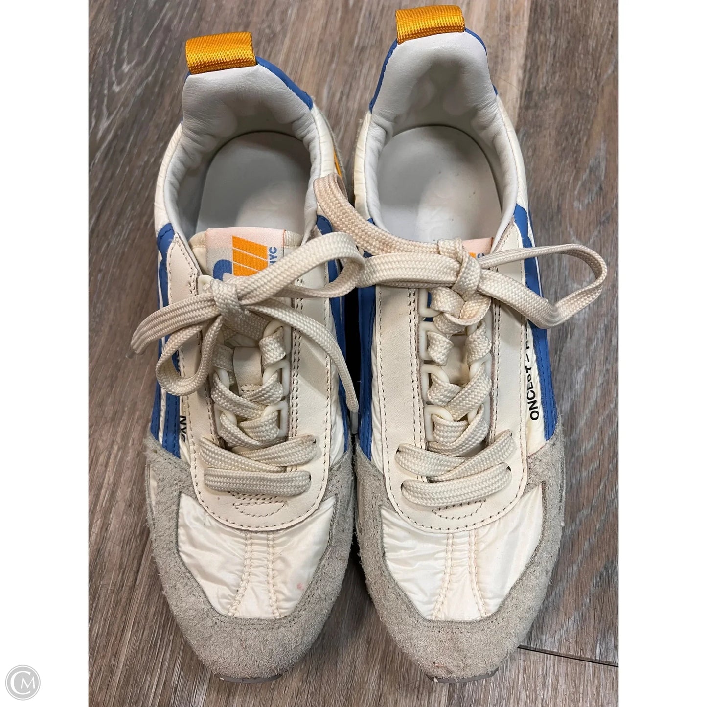 Shoes Sneakers By Oncept In Blue & Cream, Size: 7