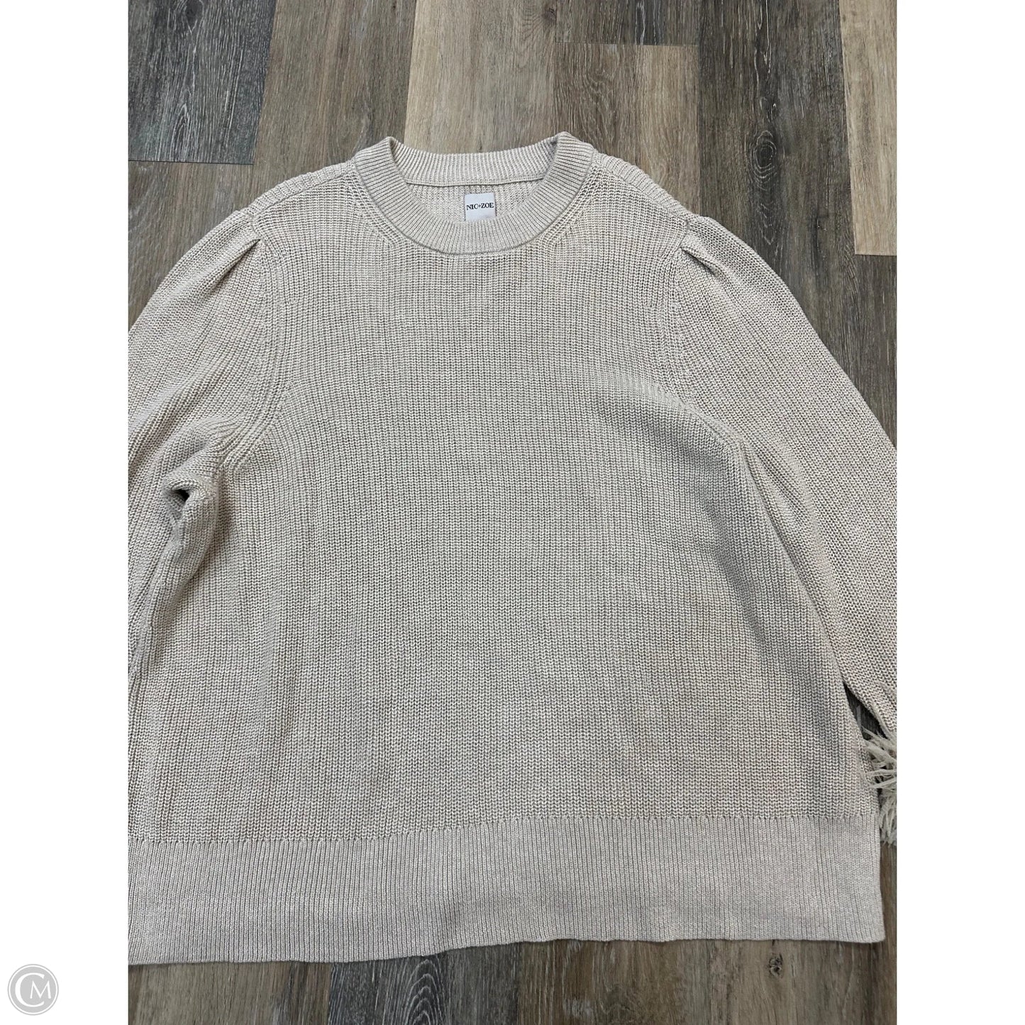 Sweater By Nic + Zoe In Tan, Size: 2x