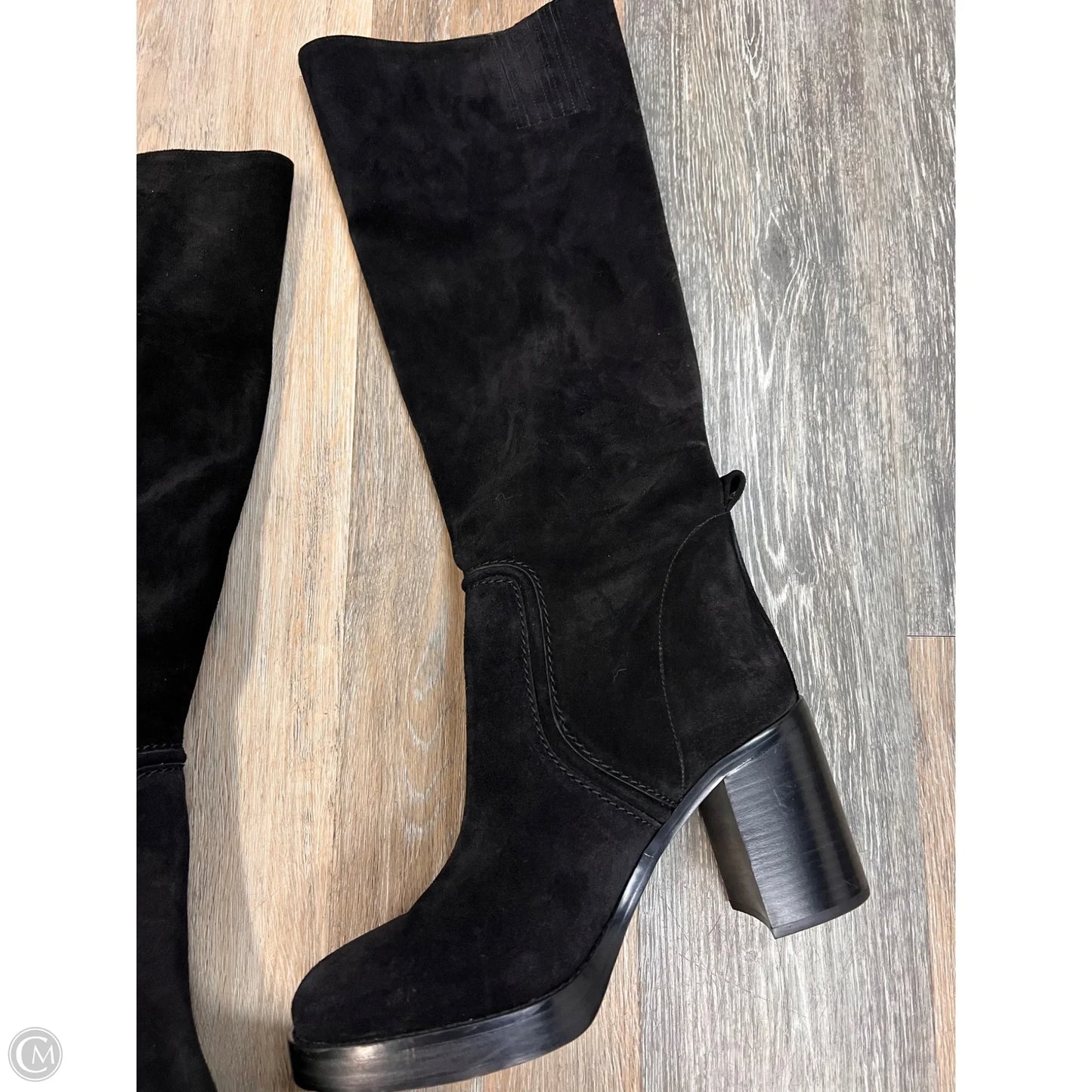 Boots Designer By Michael Kors In Black, Size: 9.5