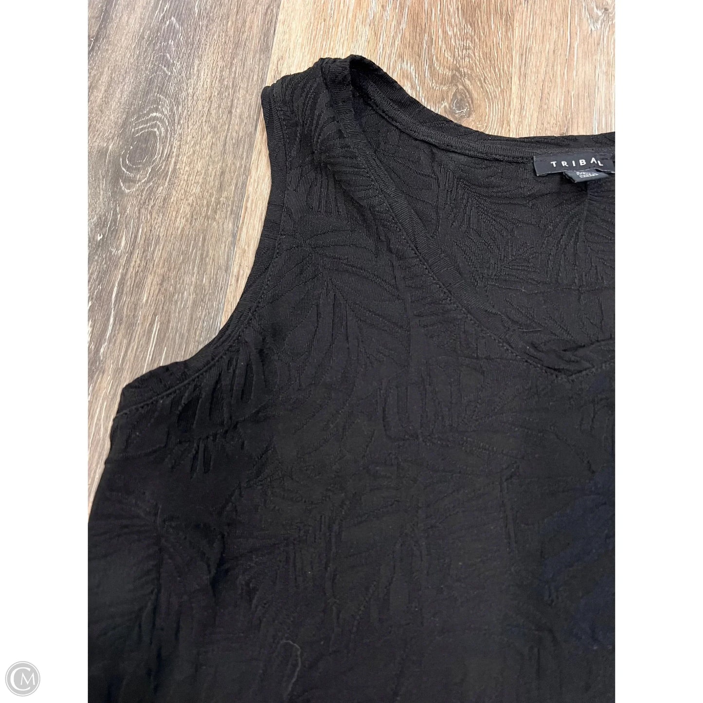 Tank Top By Tribal In Black, Size: L