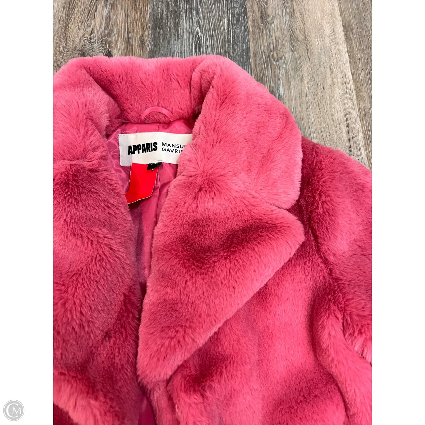 Jacket Faux Fur & Sherpa By APPARIS In Pink, Size: Xs