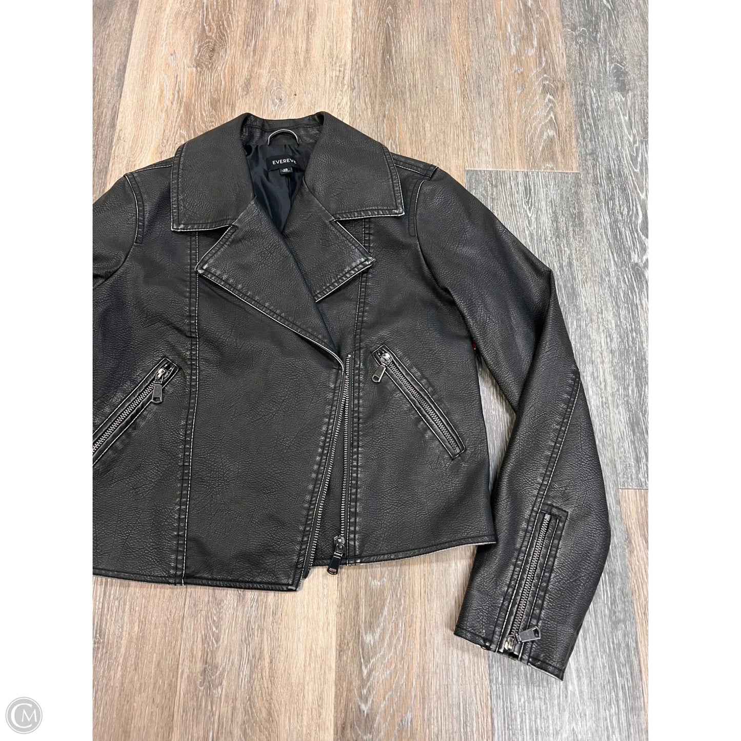 Jacket Moto By Evereve In Black, Size: Xs