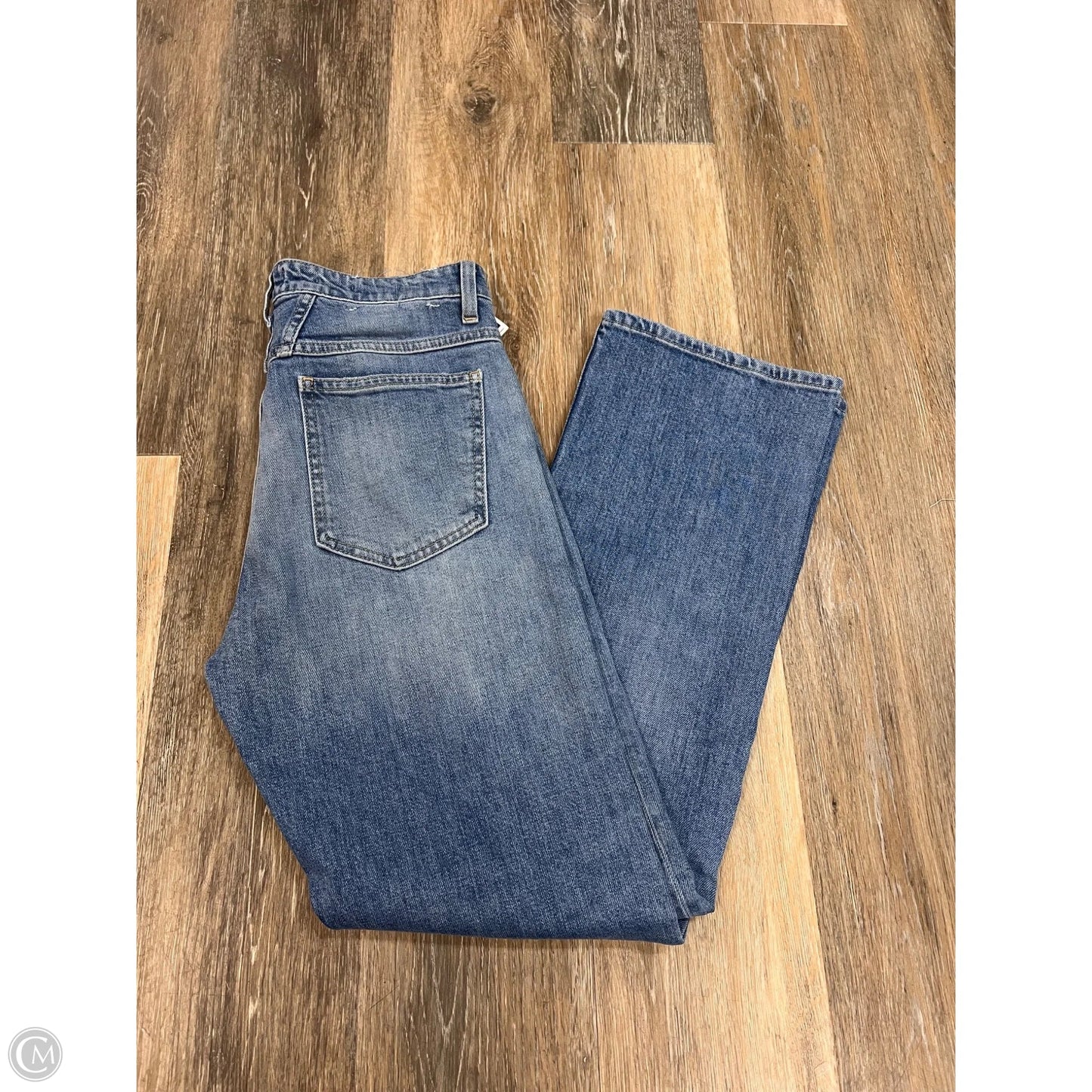 Jeans Straight By Closed In Blue Denim, Size: 4
