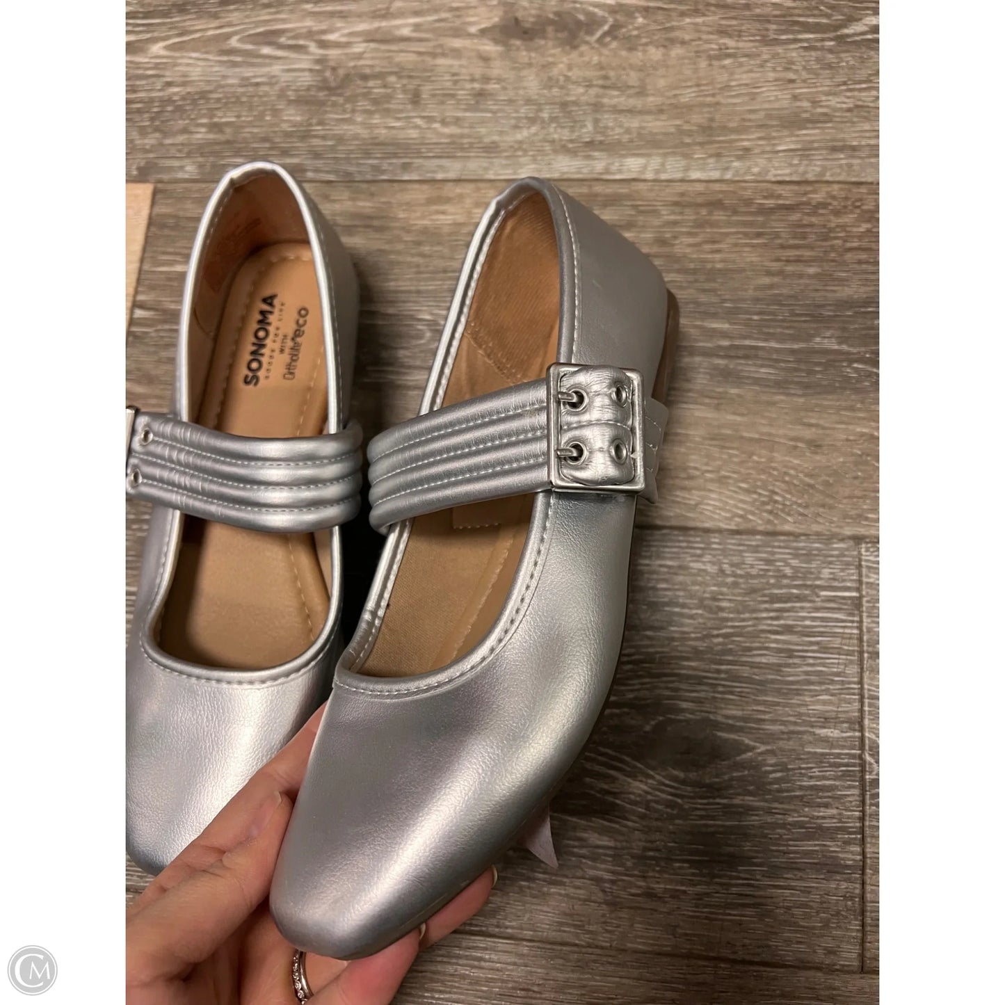 Shoes Flats By Sonoma In Silver, Size: 7.5