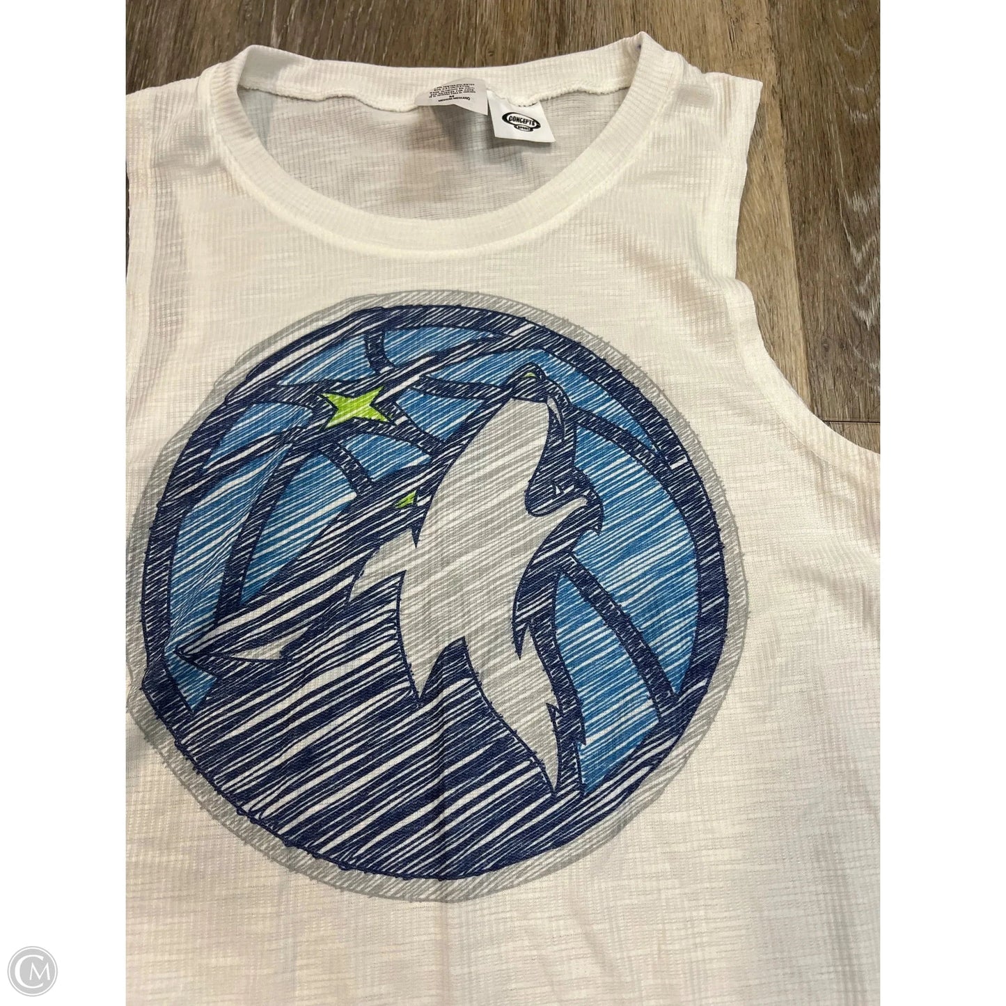 Athletic Tank Top By NBA In White, Size: M