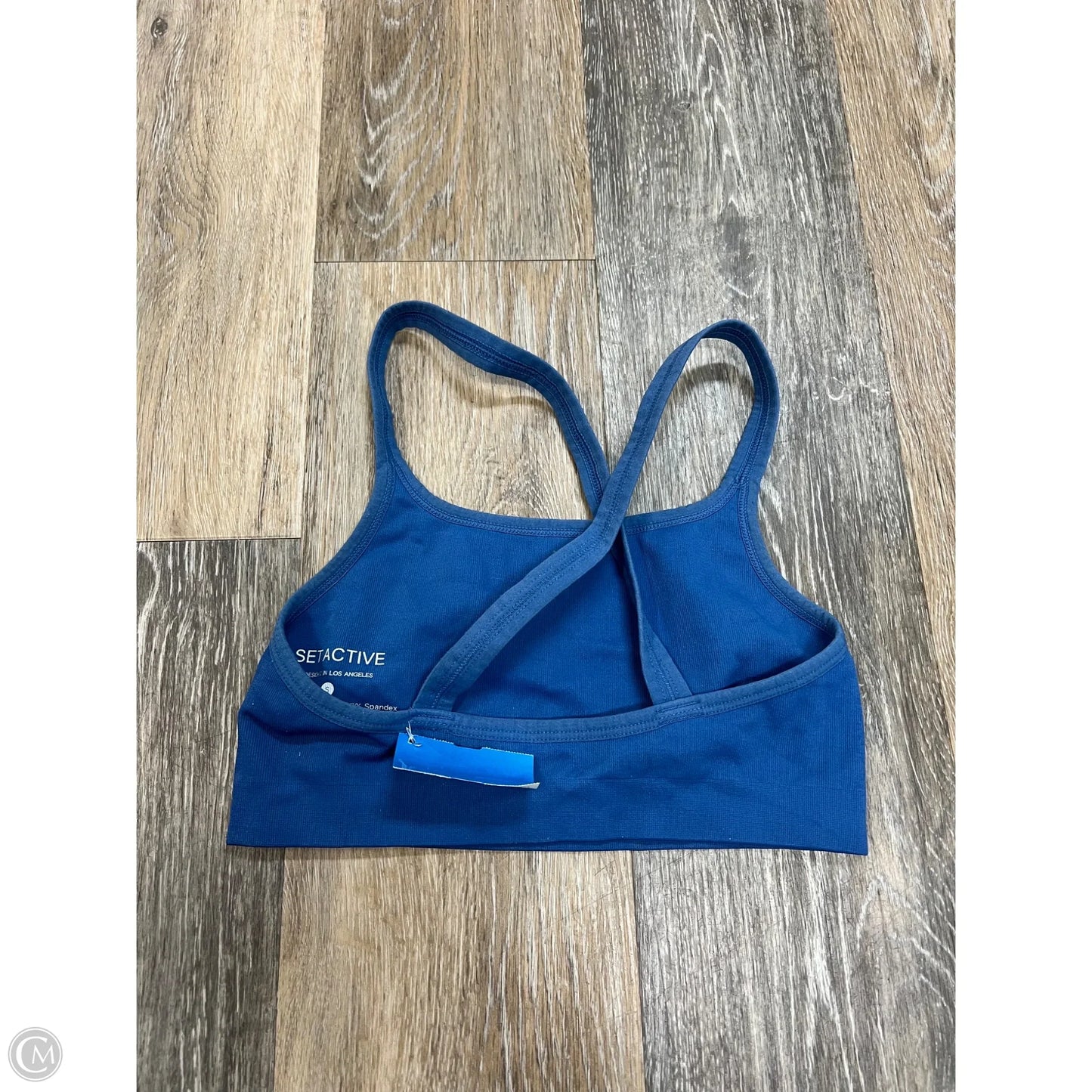Athletic Bra By Set Active In Blue, Size: S