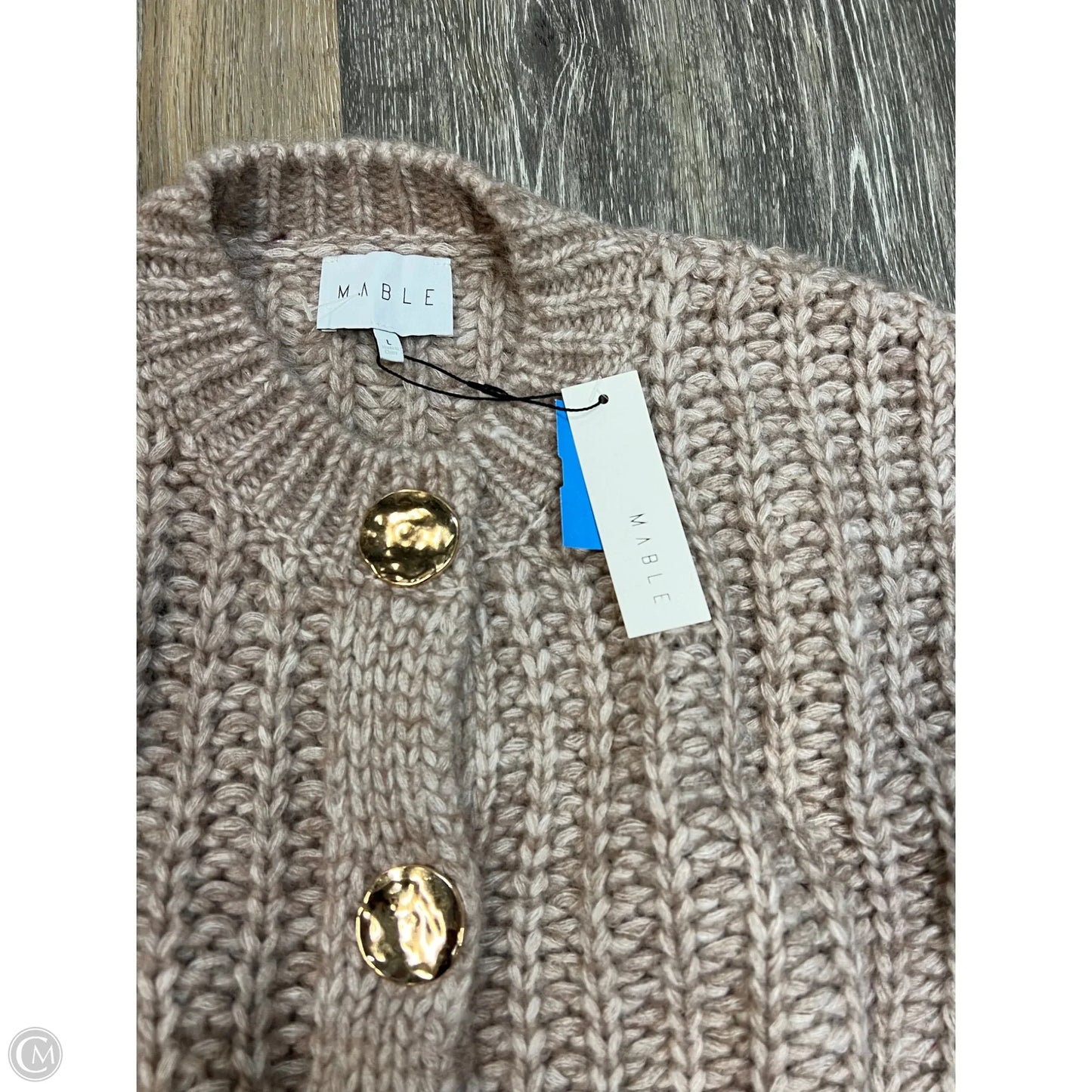 Sweater By Mable In Tan, Size: L