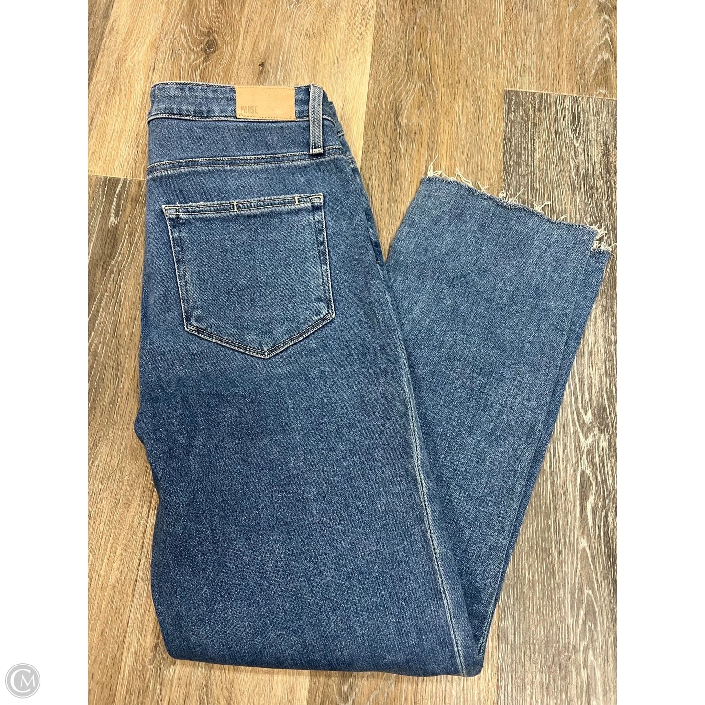 Jeans Straight By Paige In Blue Denim, Size: 8/29