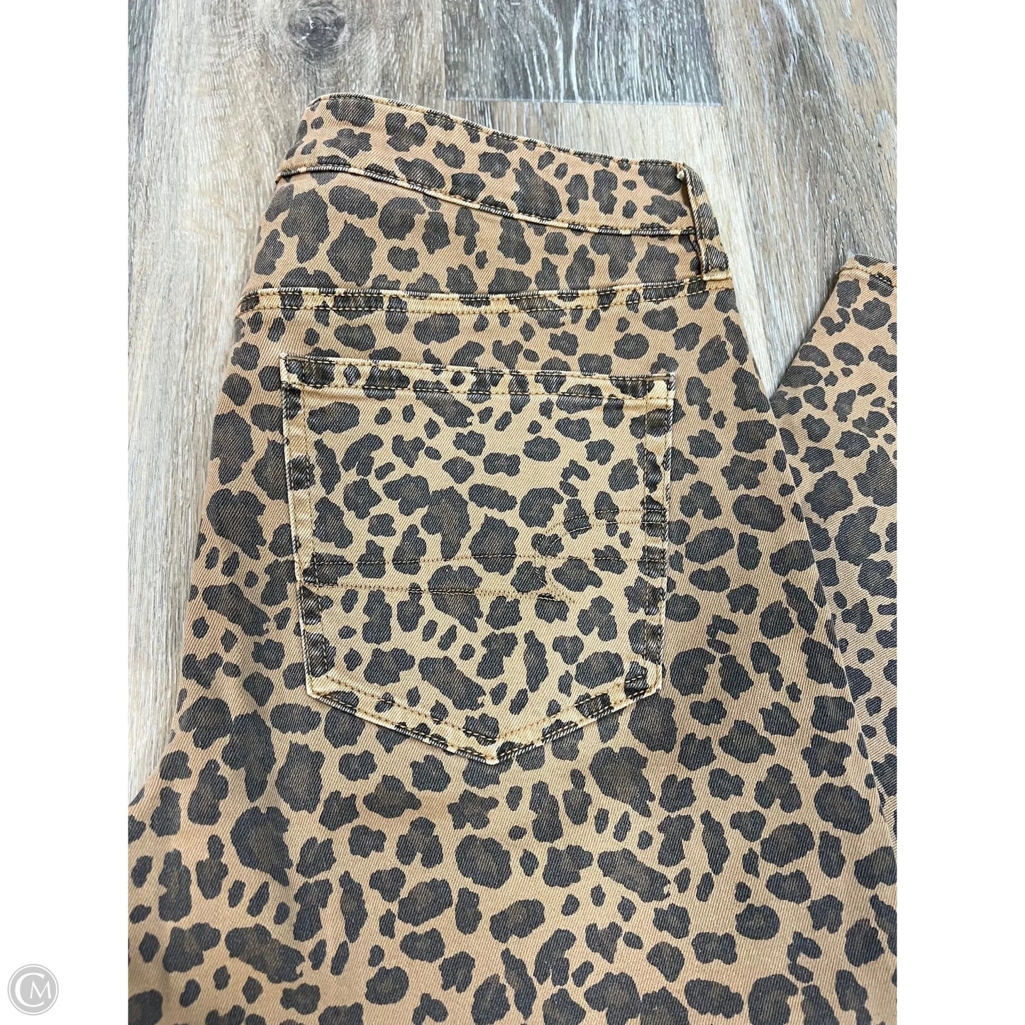 Jeans Wide Leg By American Eagle In Animal Print, Size: 8l