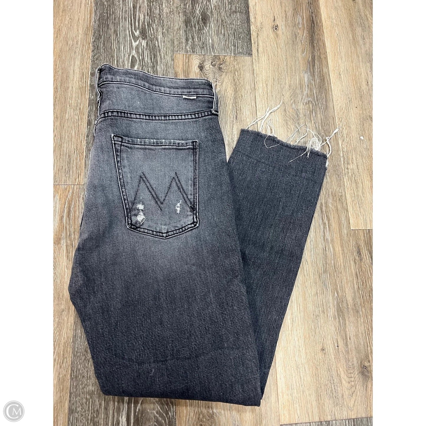 Jeans Skinny By Mother In Grey Denim, Size: 8