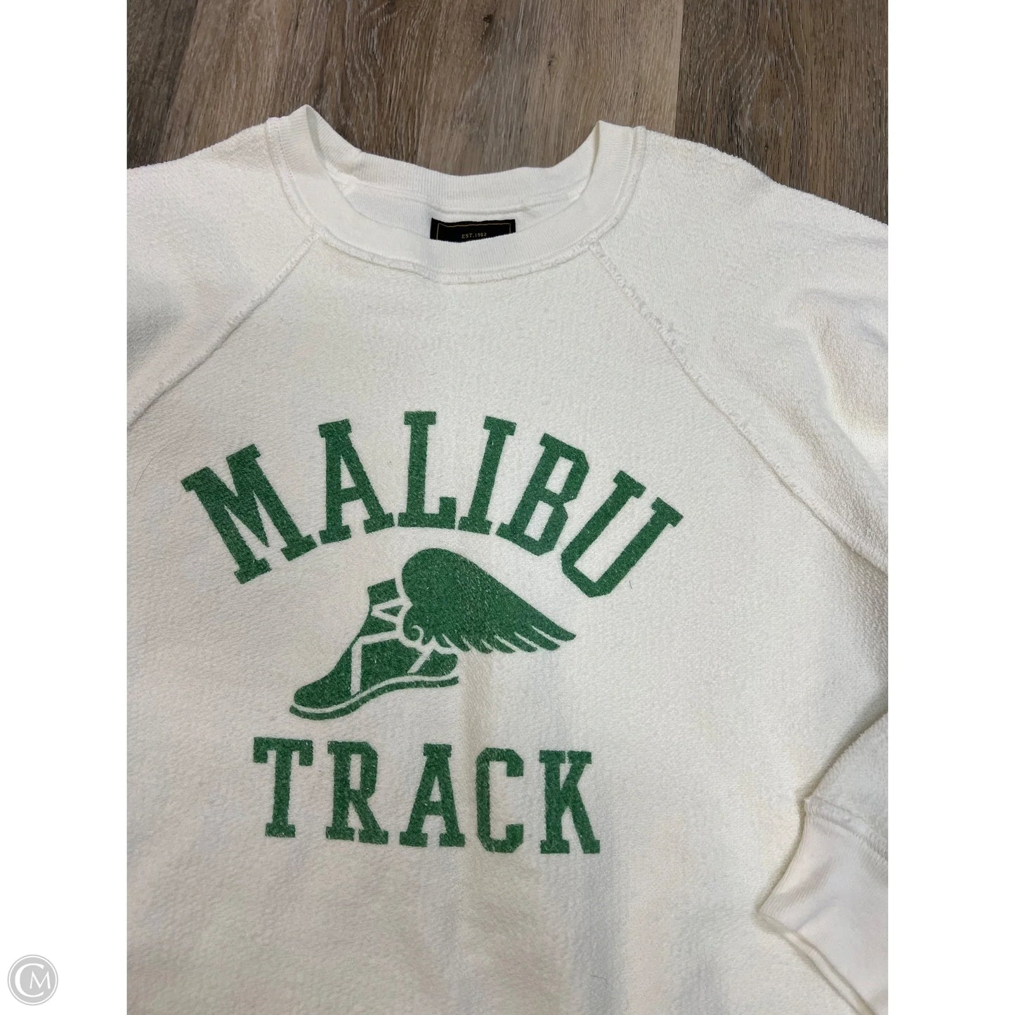 Sweatshirt Crewneck By Retrobrand In White, Size: S