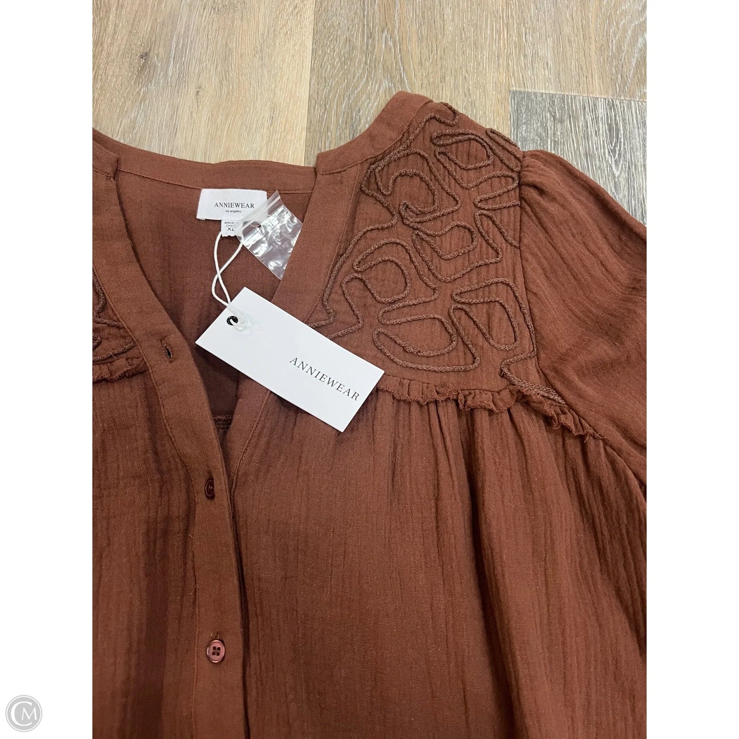 Dress Casual Short By Anniewear In Brown, Size: Xl