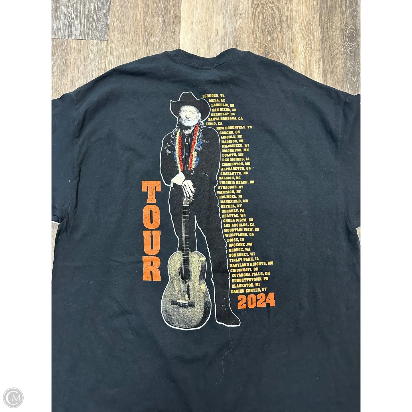 Top Short Sleeve By Willie Nelson In Black, Size: Xl