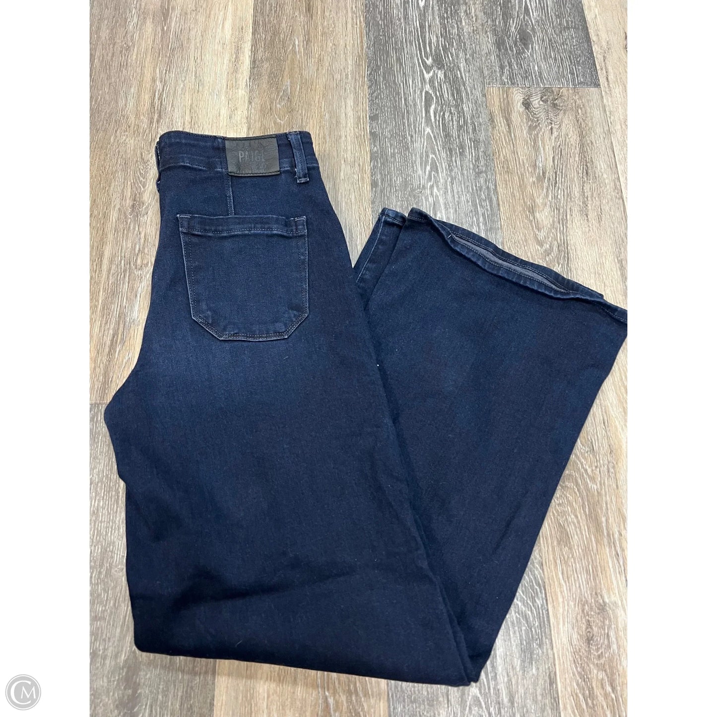 Jeans Wide Leg By Paige In Blue Denim, Size: 4/27