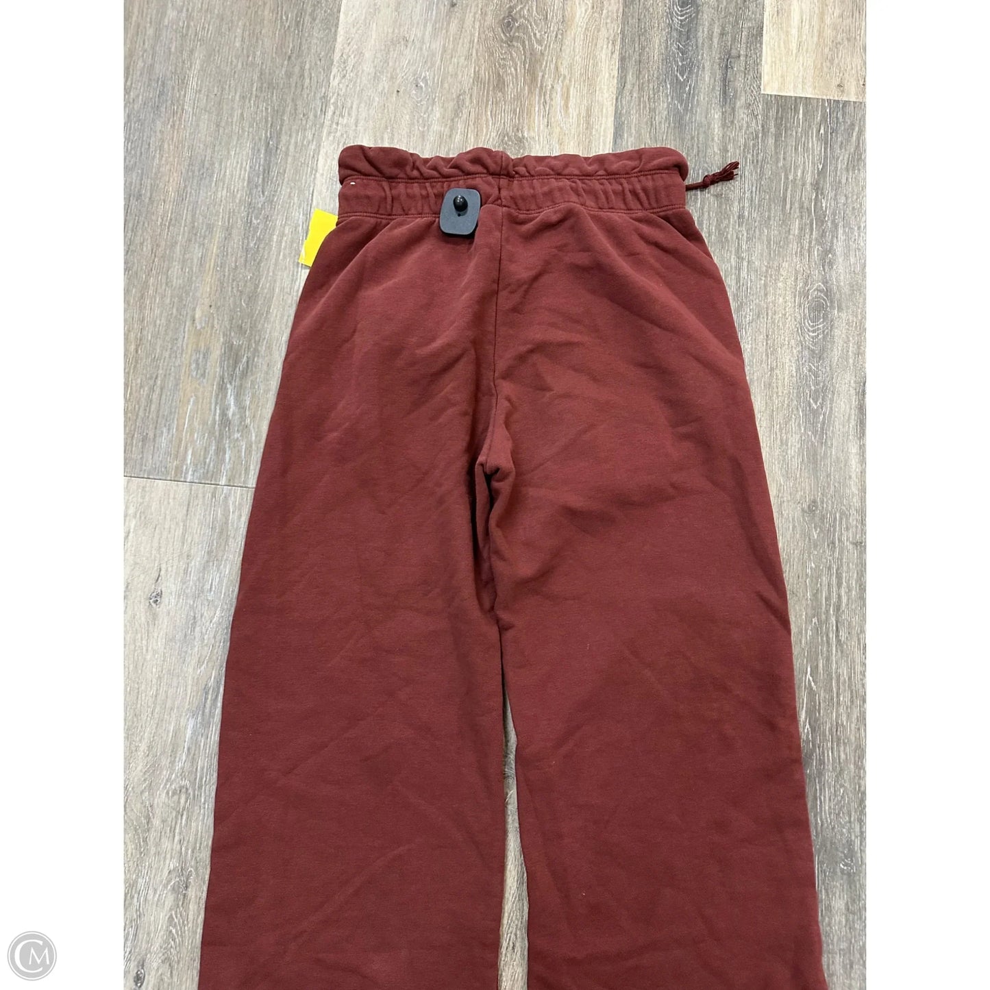 Athletic Pants By Nike Apparel In Maroon, Size: S