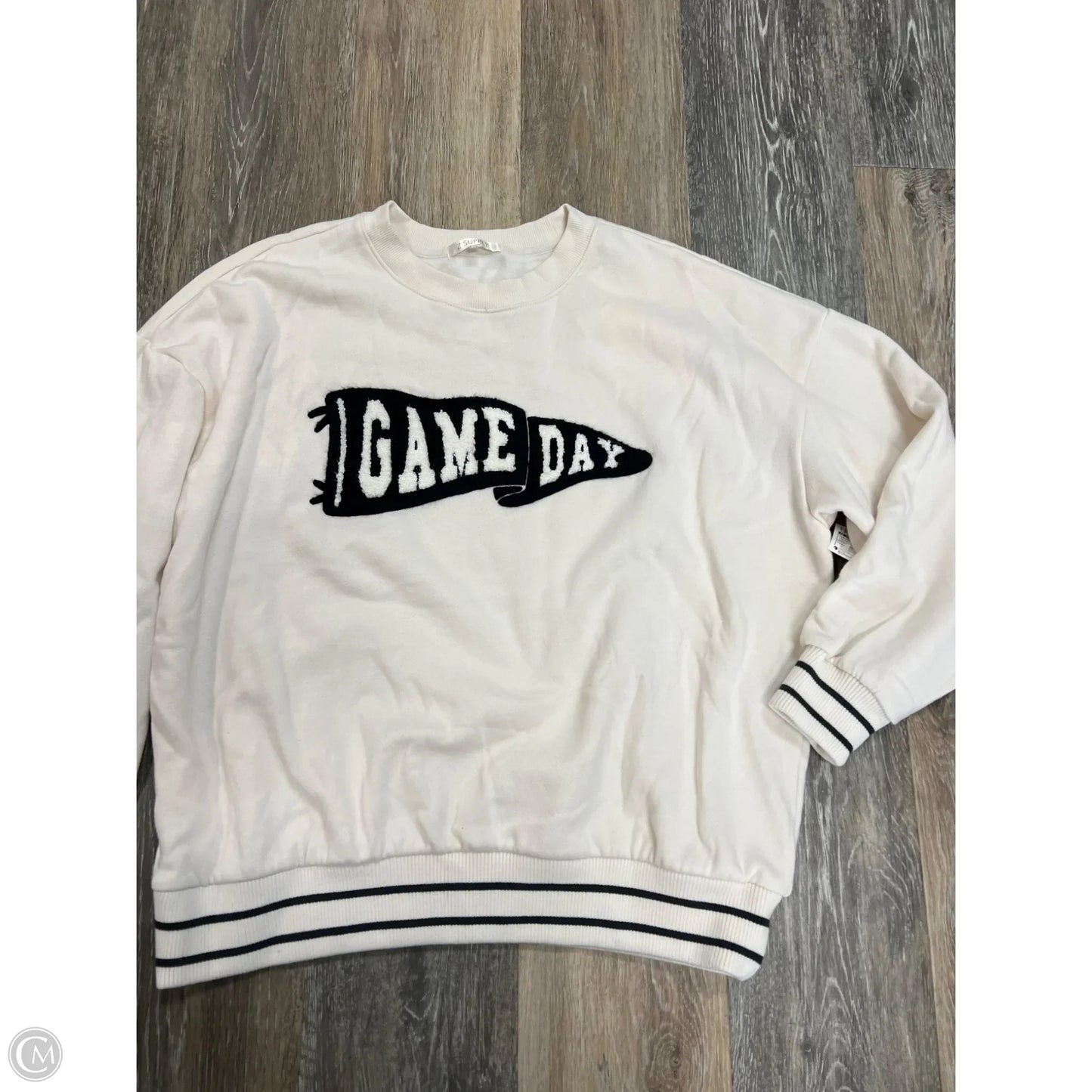 Sweatshirt Crewneck By Z Supply In Cream, Size: Xs
