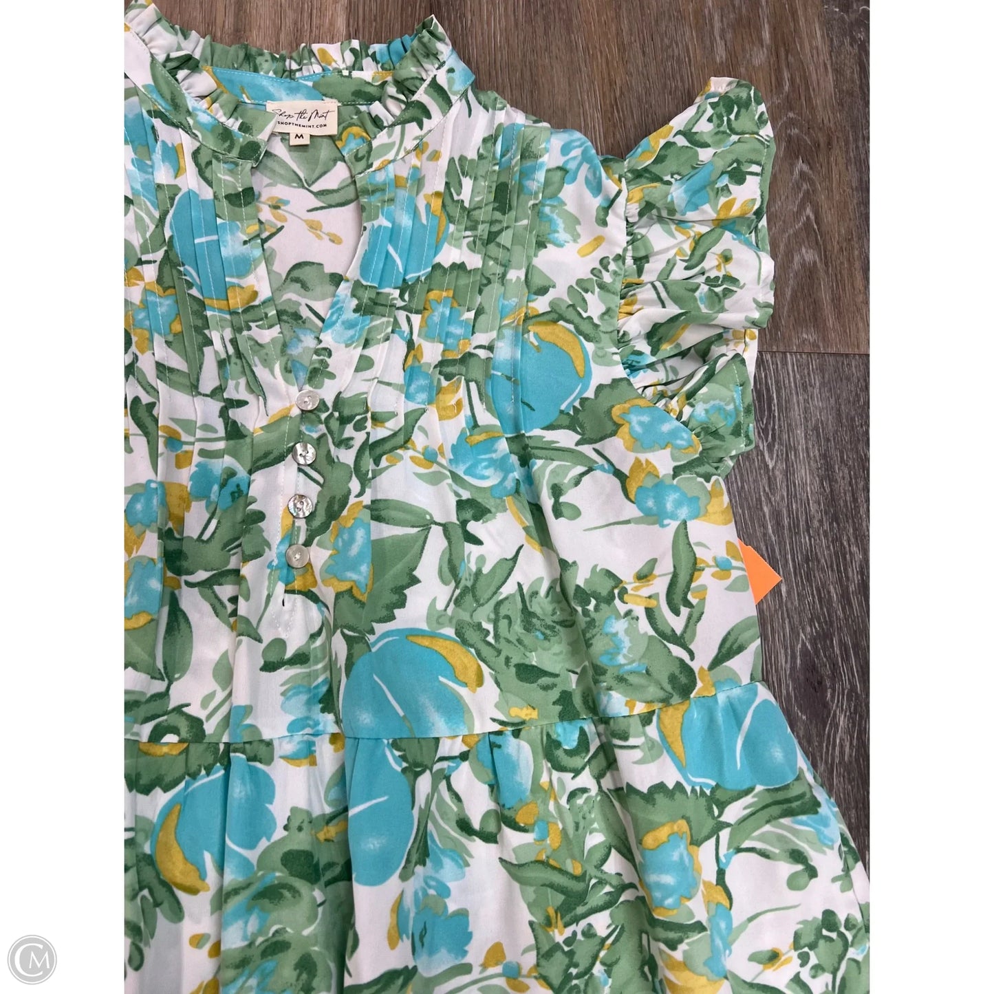 -Dress Casual Maxi By Shop the Mint In Green, Size: M