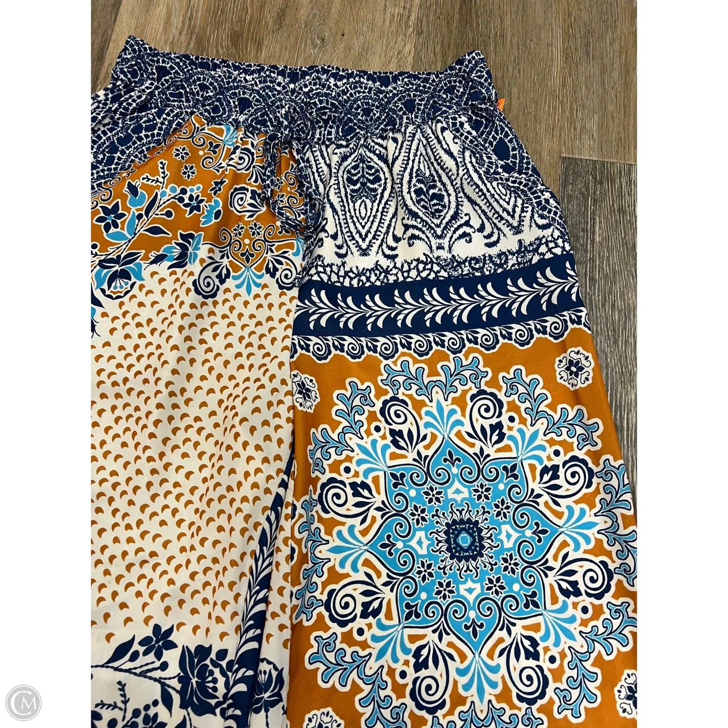 -Pants Wide Leg By Current Air In Blue, Size: M