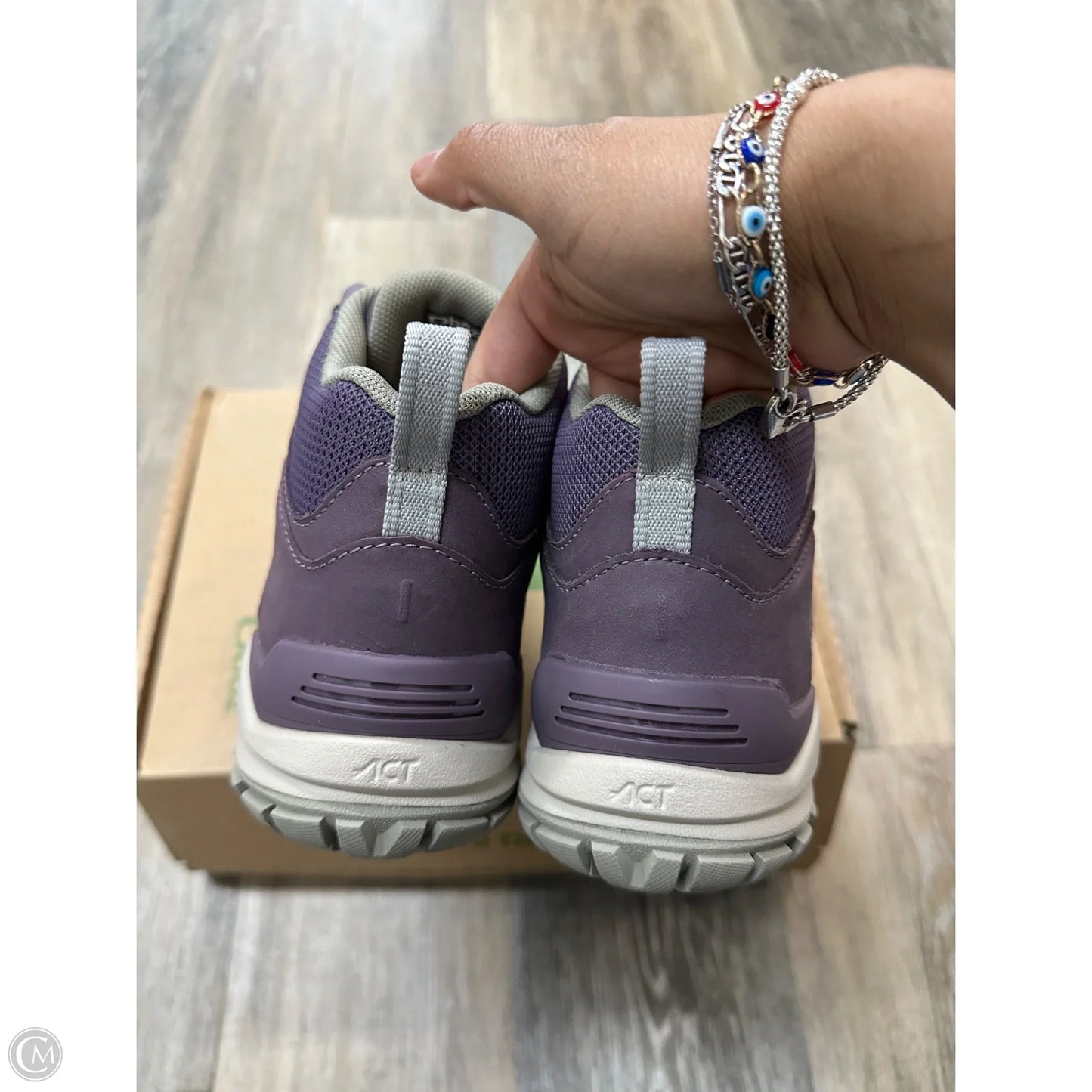 Boots Hiking By Oboz In Purple, Size: 7