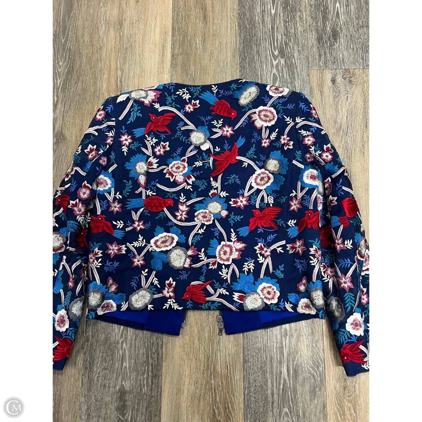 Blazer Designer By Alice + Olivia In Blue, Size: S