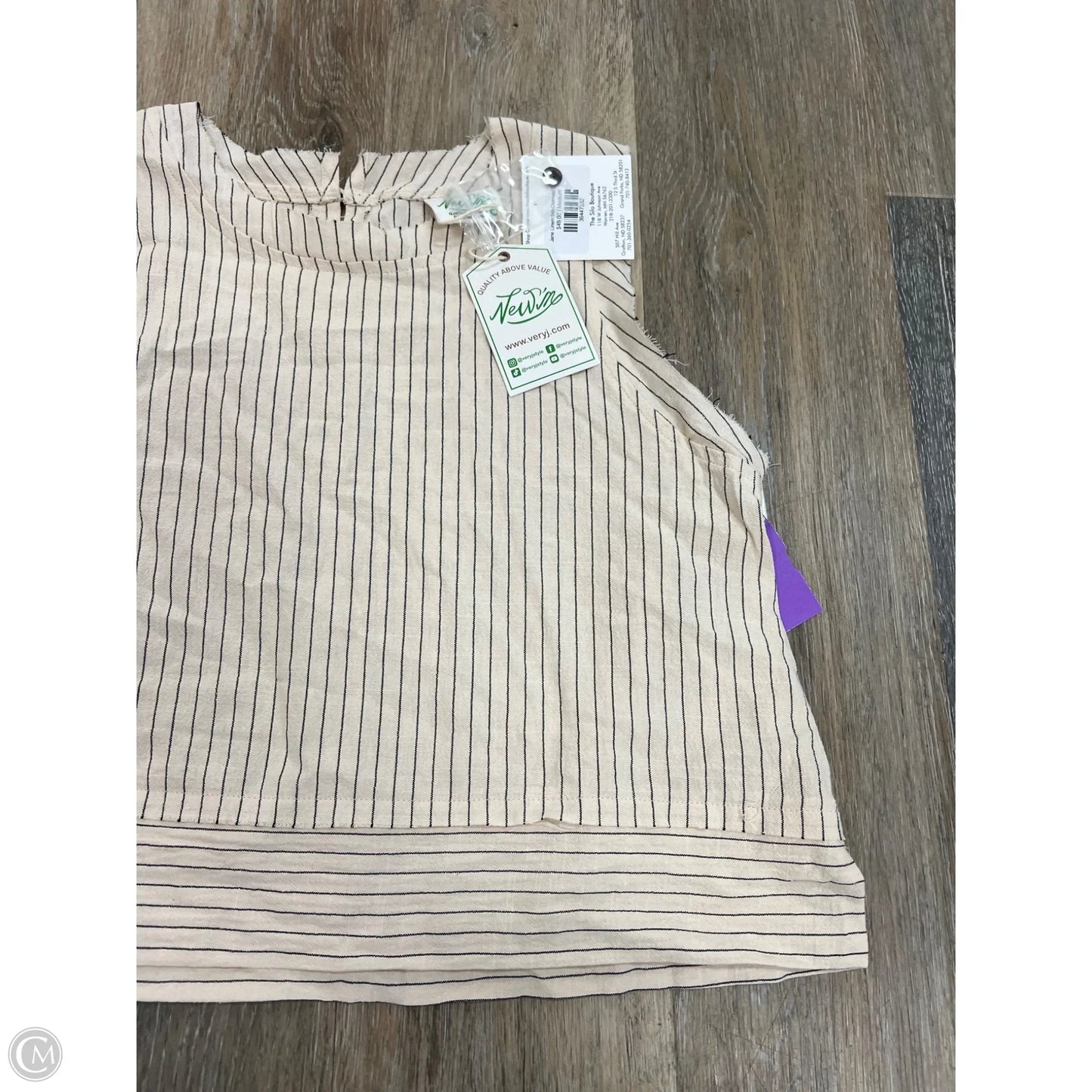 Pants Set 2pc By New In In Striped Pattern, Size: M