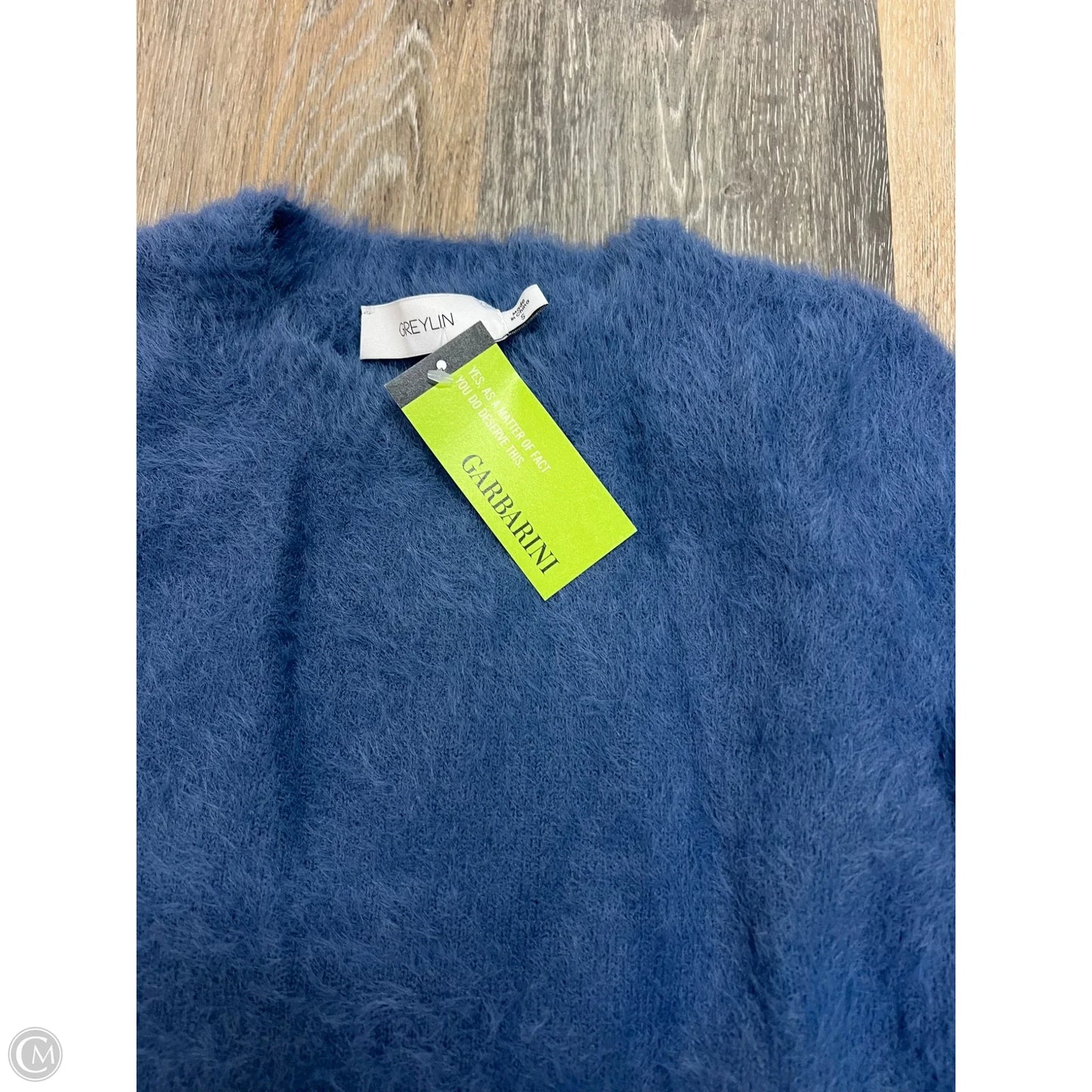 Sweater Short Sleeve By Greylin In Blue, Size: S