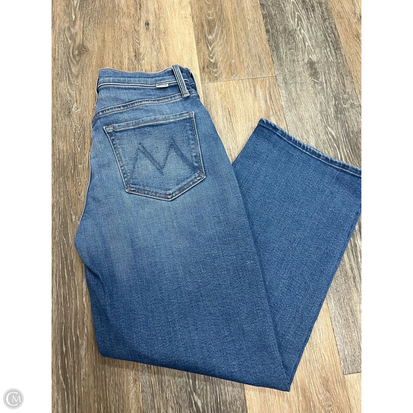 Jeans Wide Leg By Mother In Blue Denim, Size: 4/27