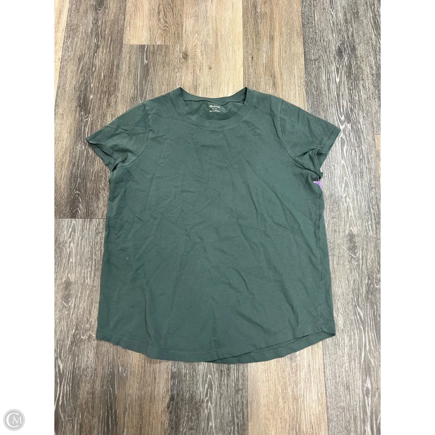 Top Short Sleeve By Madewell In Blue, Size: M