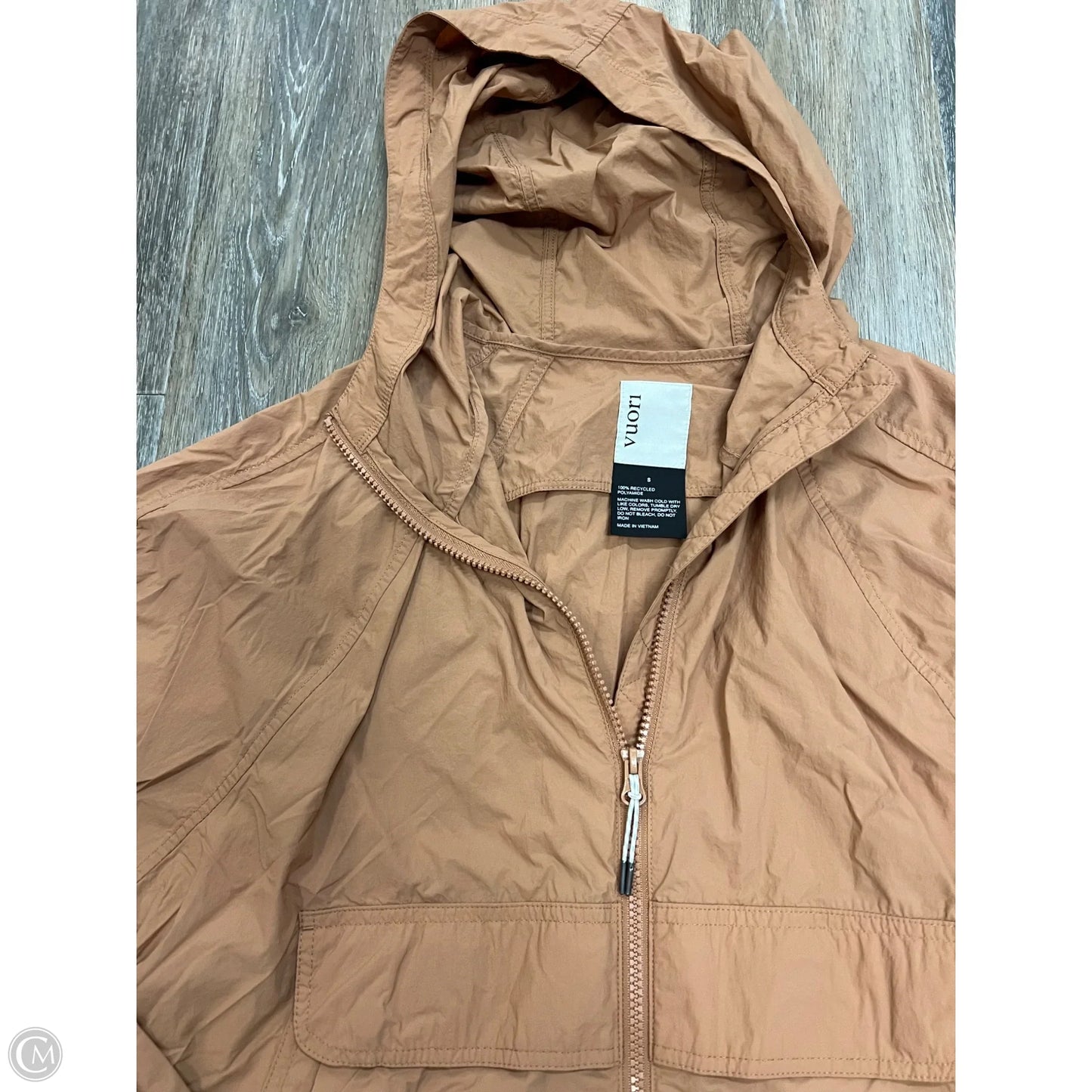 Athletic Jacket By Vuori In Tan, Size: S