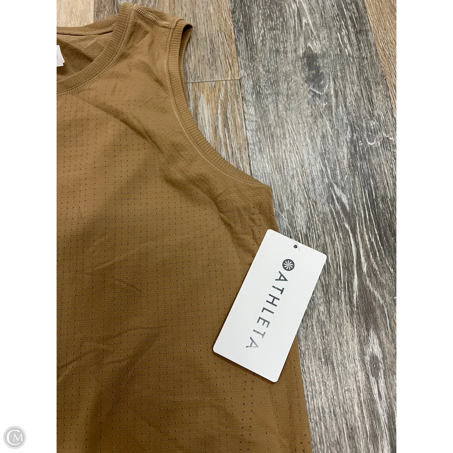 Athletic Tank Top By Athleta In Tan, Size: S
