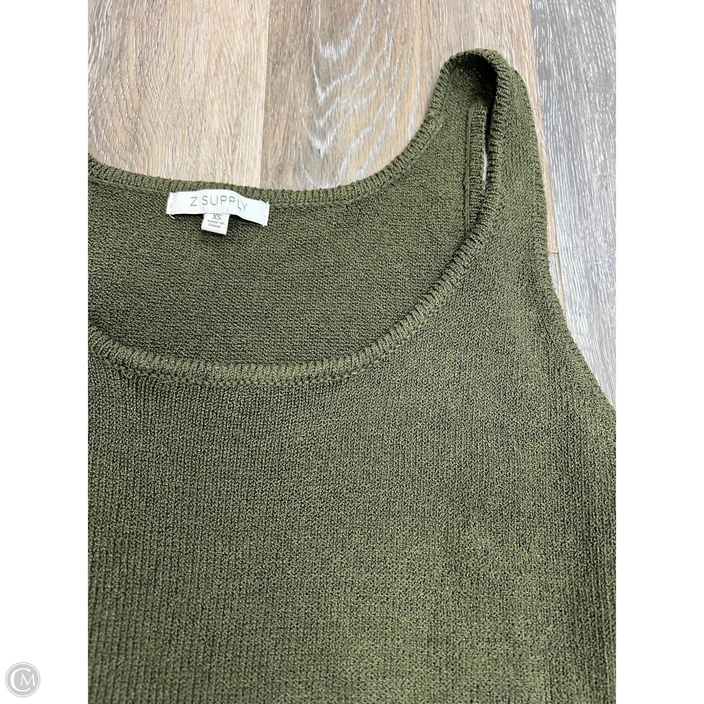 Top Sleeveless By Z Supply In Green, Size: Xs