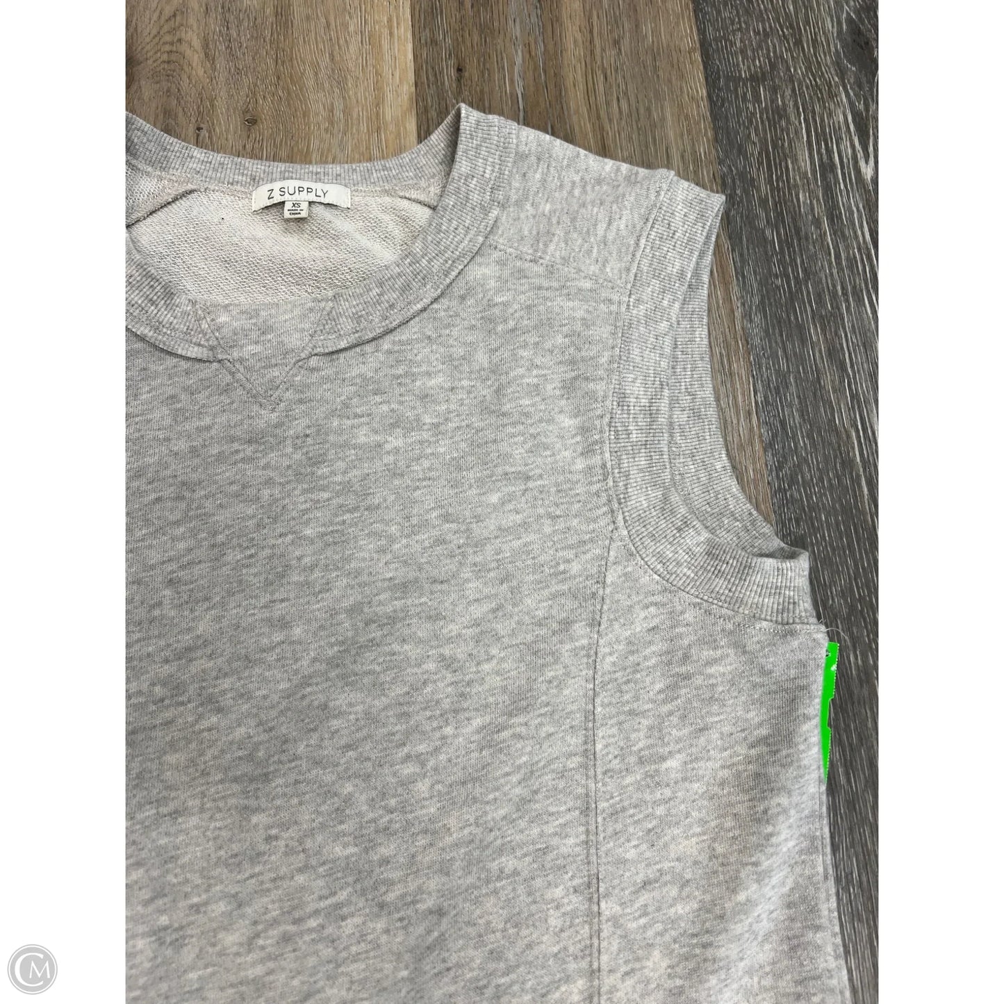 Top Sleeveless By Z Supply In Grey, Size: Xs