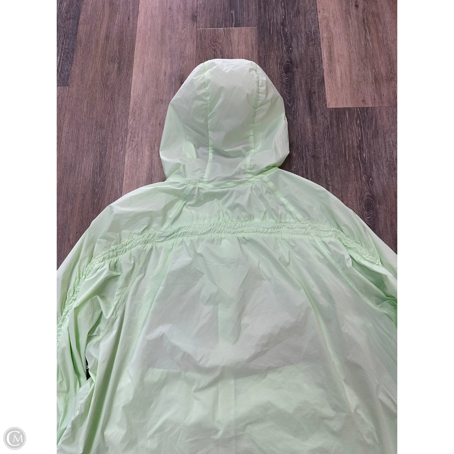 Athletic Jacket By Athleta In Green, Size: L