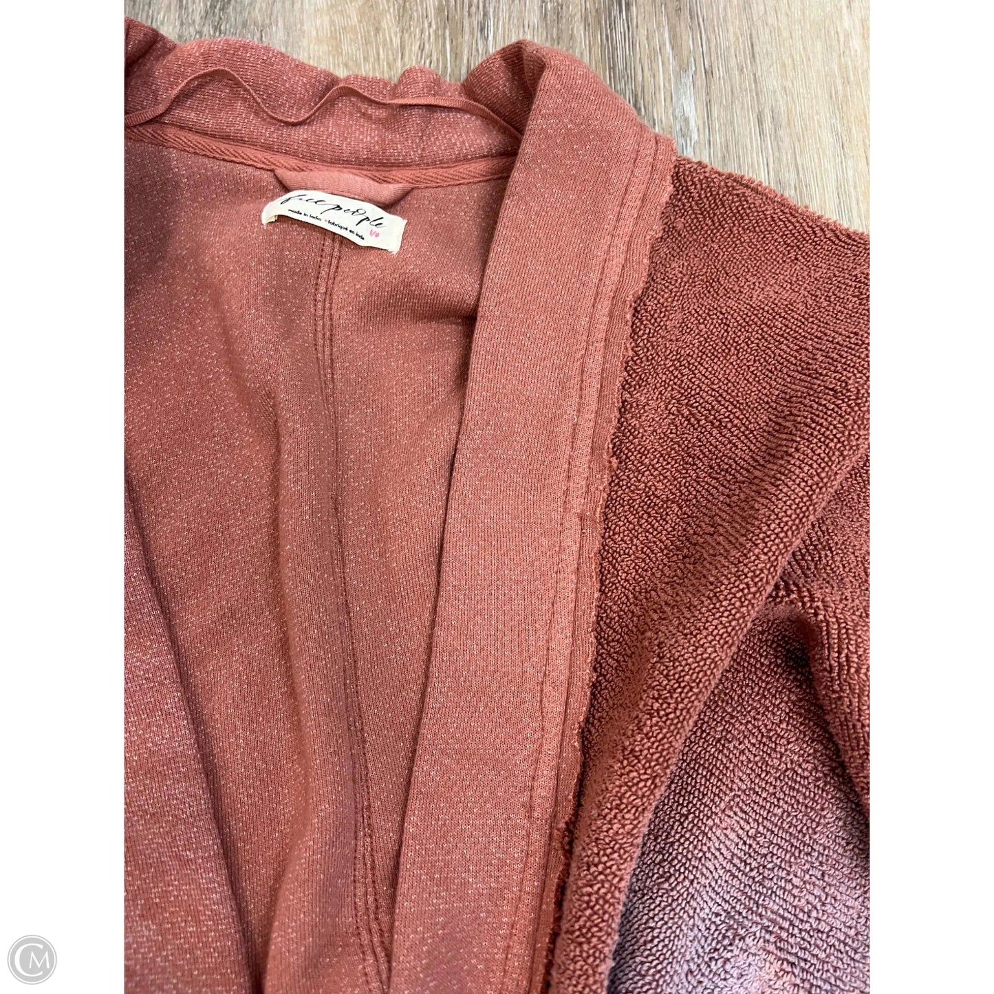 Sweater Cardigan By Free People In Purple & Red, Size: L