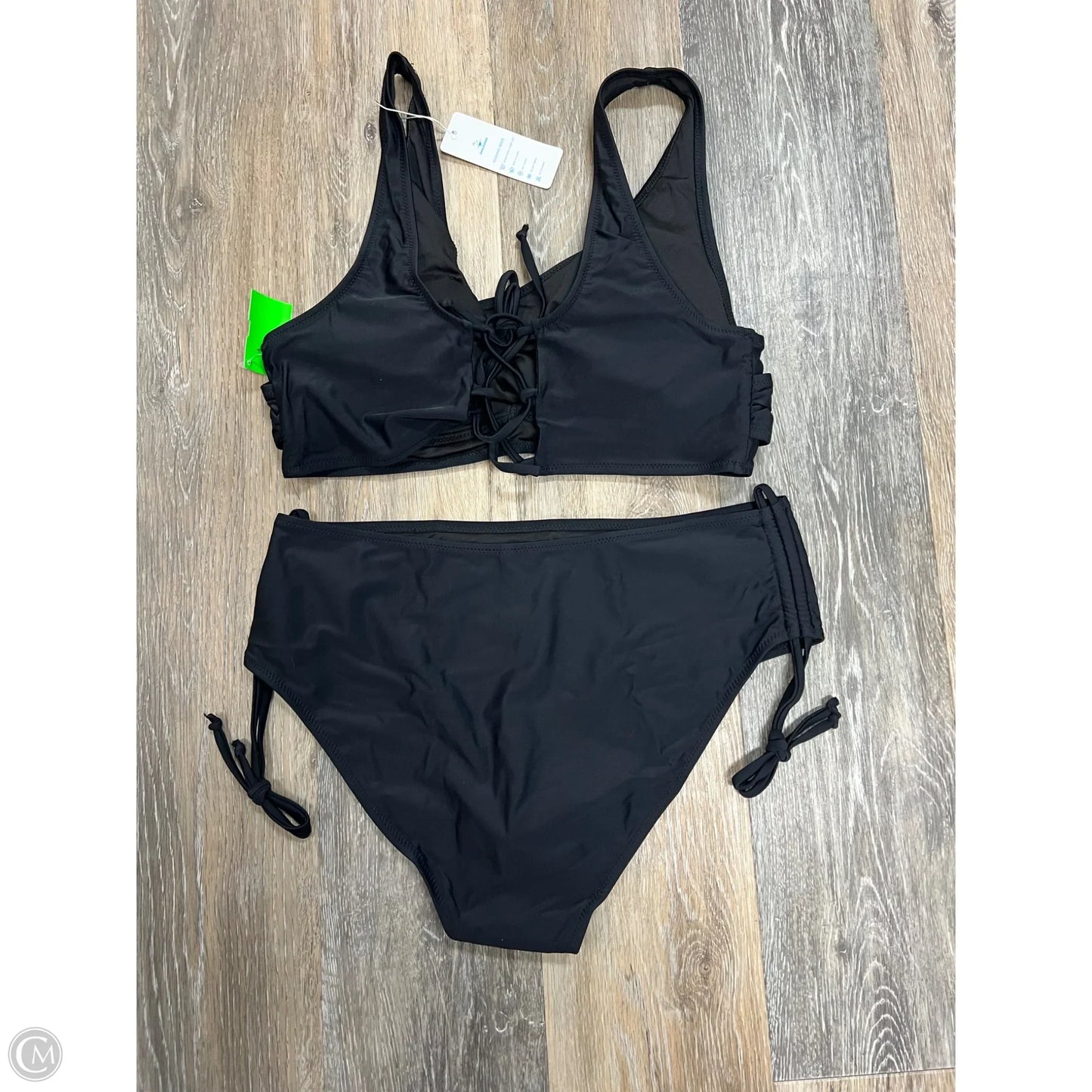 Swimsuit 2pc By Beachsissi In Black, Size: L