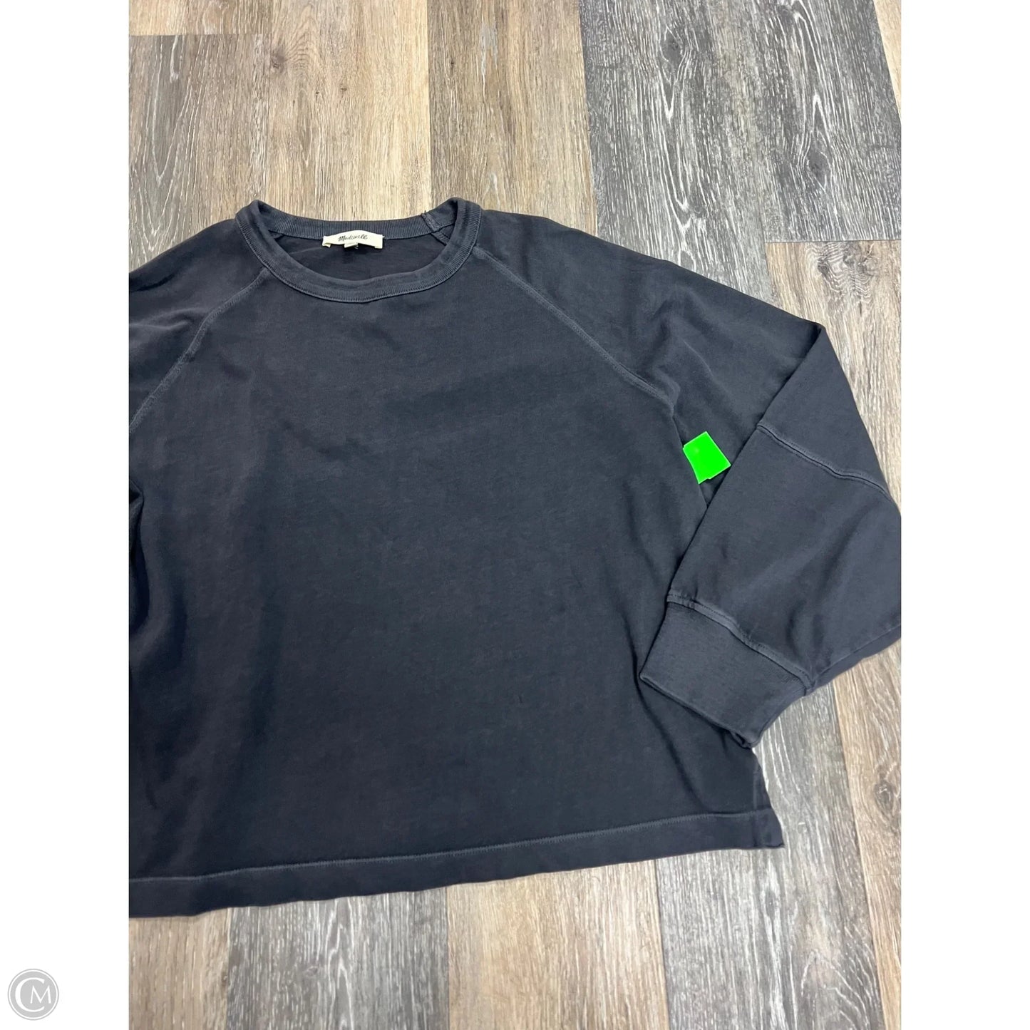 Top Long Sleeve By Madewell In Grey, Size: M