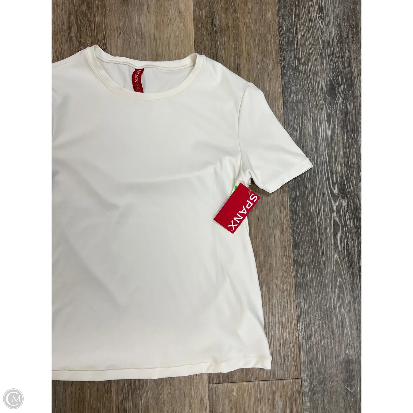 -Top Short Sleeve By Spanx In White, Size: M