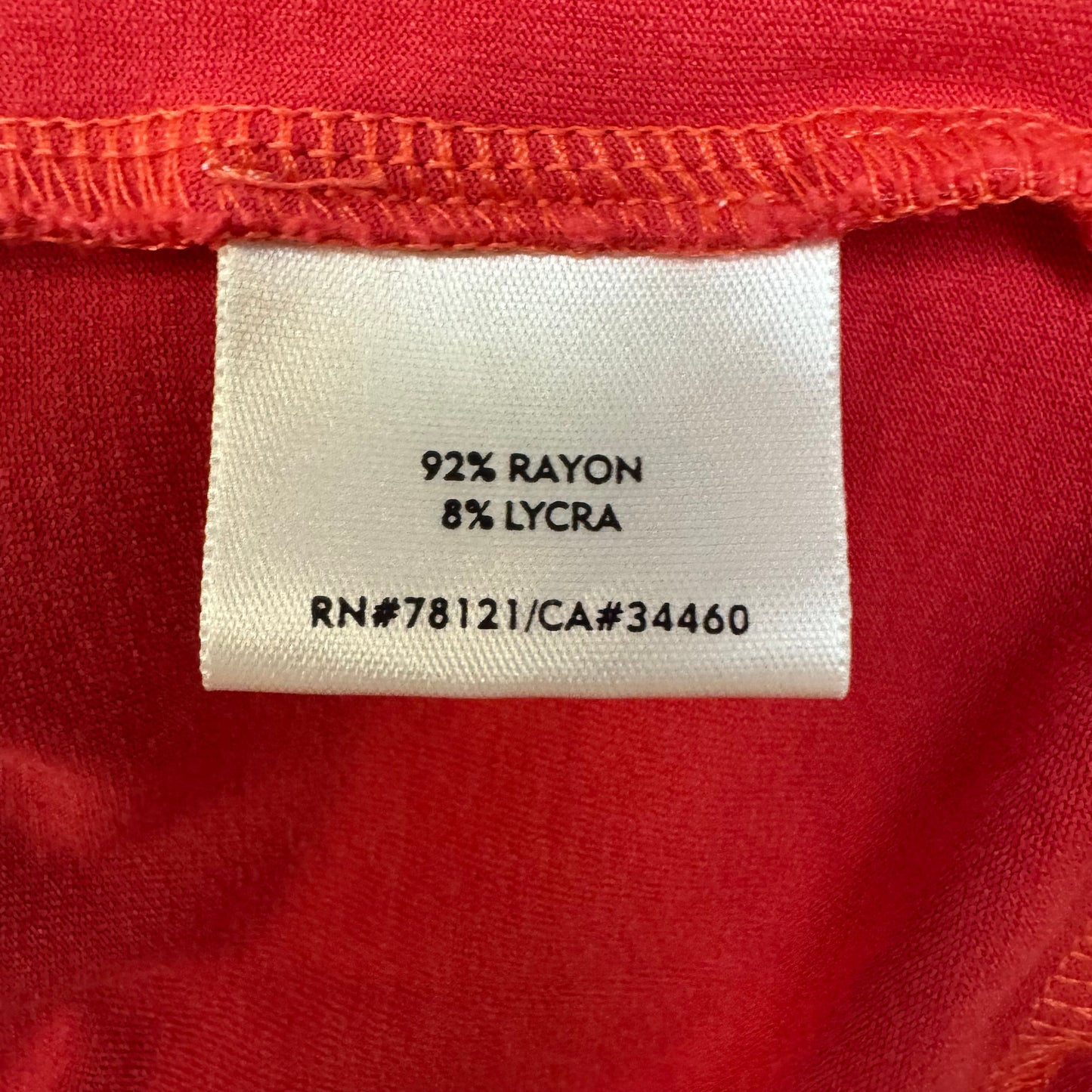 Dress Casual Short By Eileen Fisher In Coral, Size: 1x