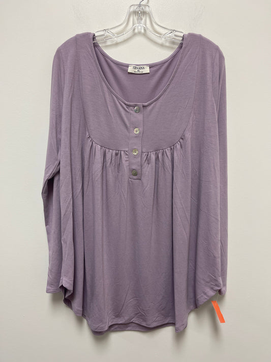 Top Long Sleeve By Zenana Outfitters  Size: Xl