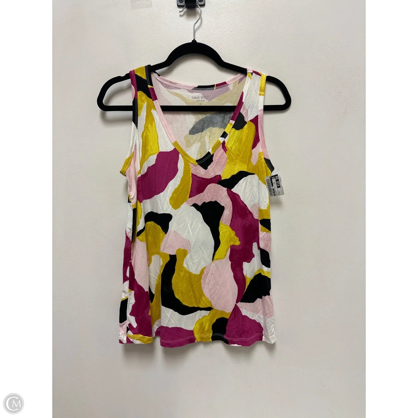 Top Sleeveless By Nine West In Multi-colored, Size: S