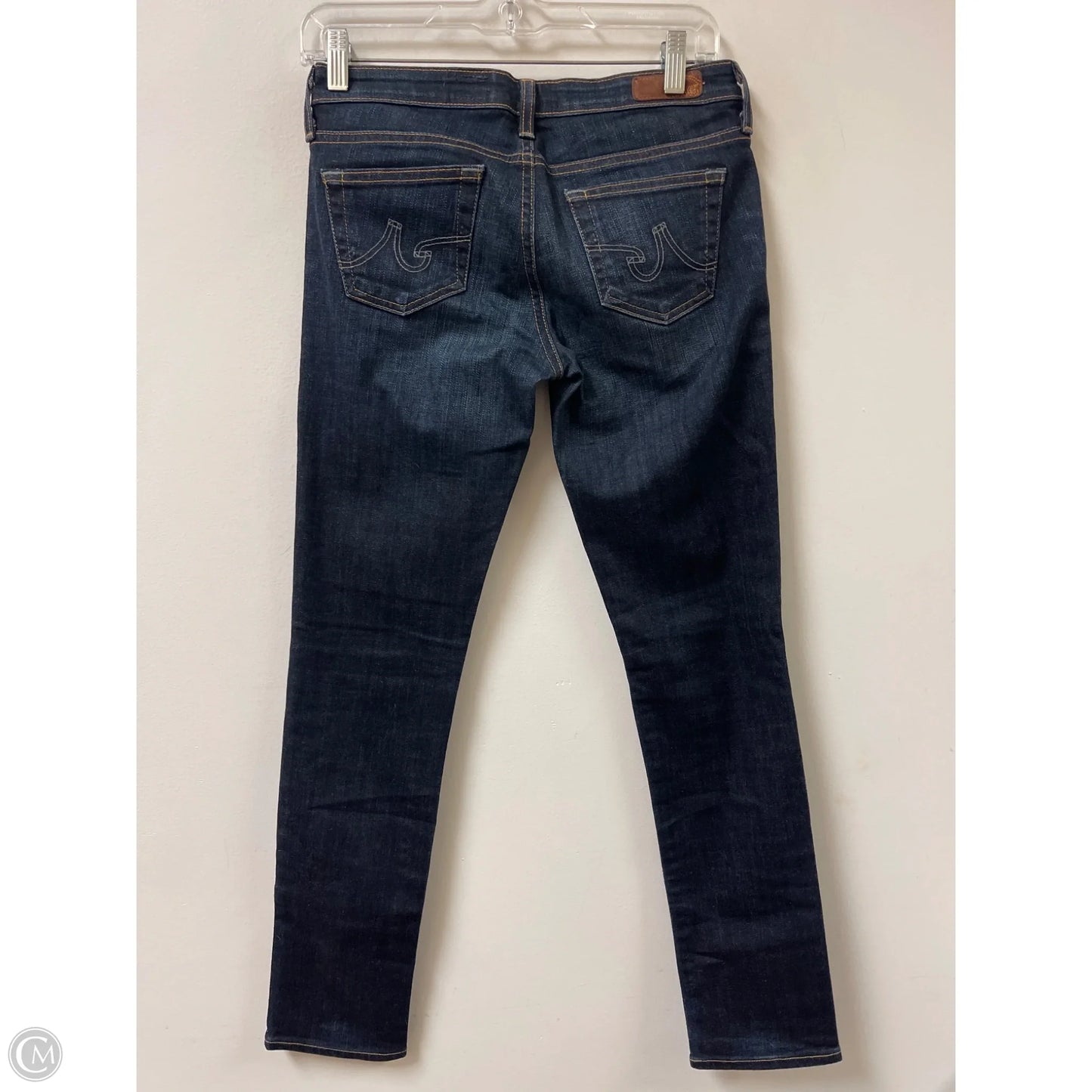 Jeans Skinny By Adriano Goldschmied In Blue Denim, Size: 2