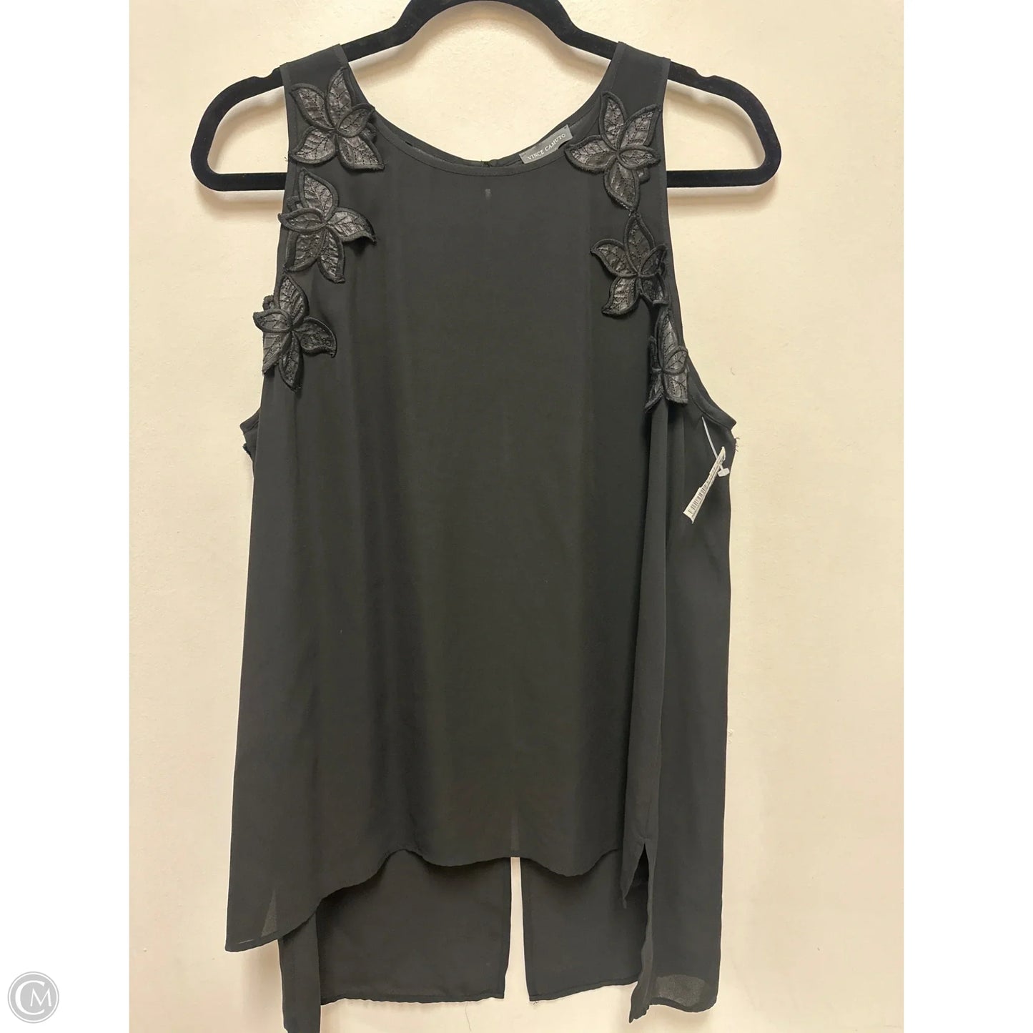 Top Sleeveless By Vince Camuto In Black, Size: L