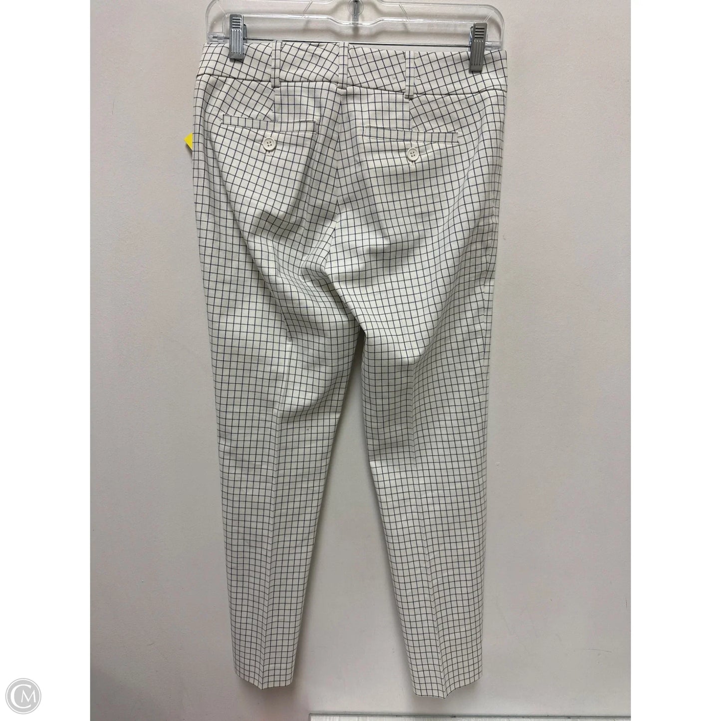Pants Cropped By Club Monaco In Checkered Pattern, Size: 0