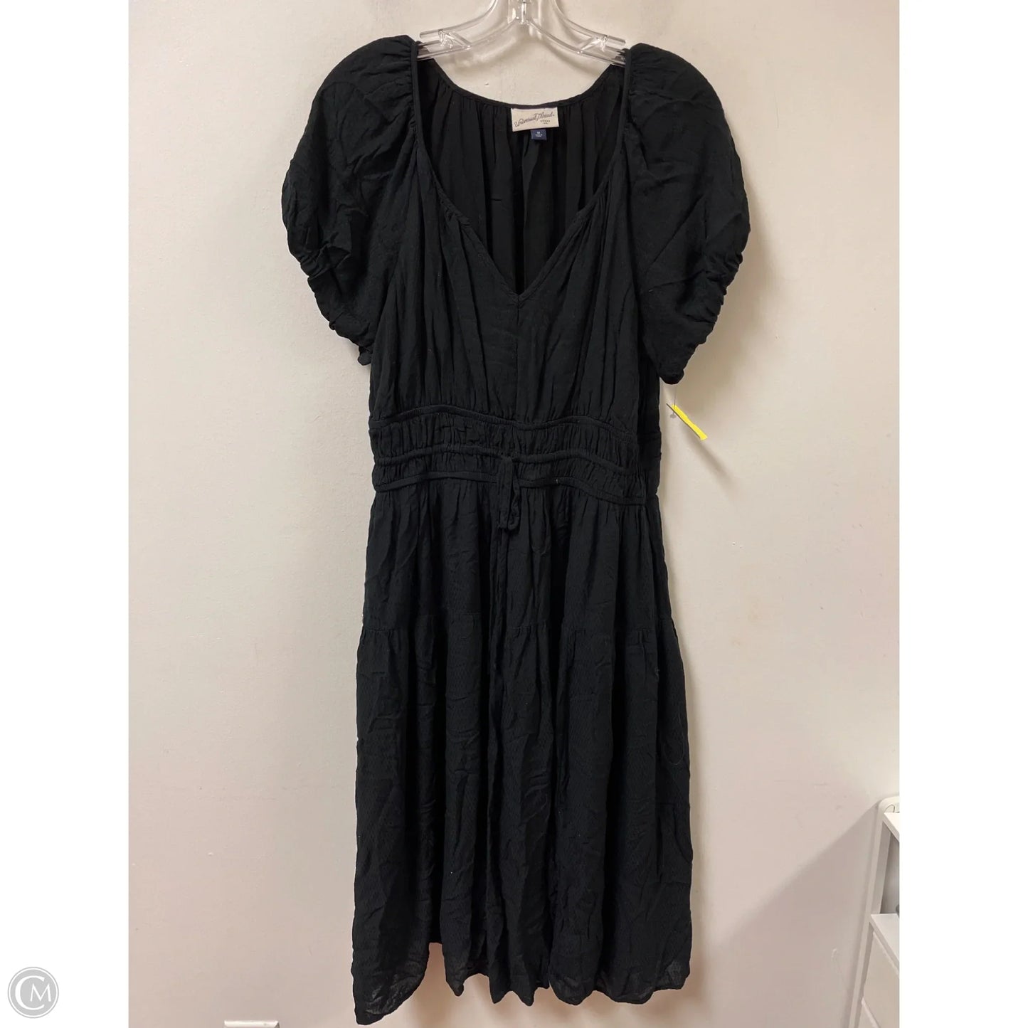 Dress Casual Midi By Universal Thread In Black, Size: M