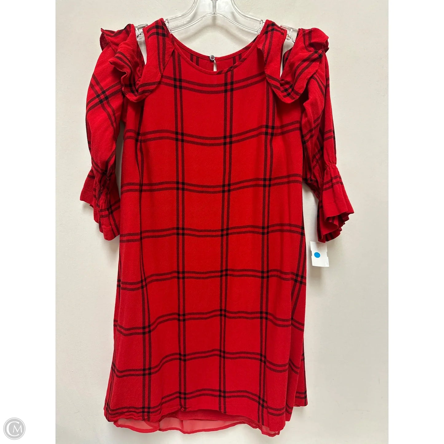 Dress Casual Midi By Loft In Red, Size: M